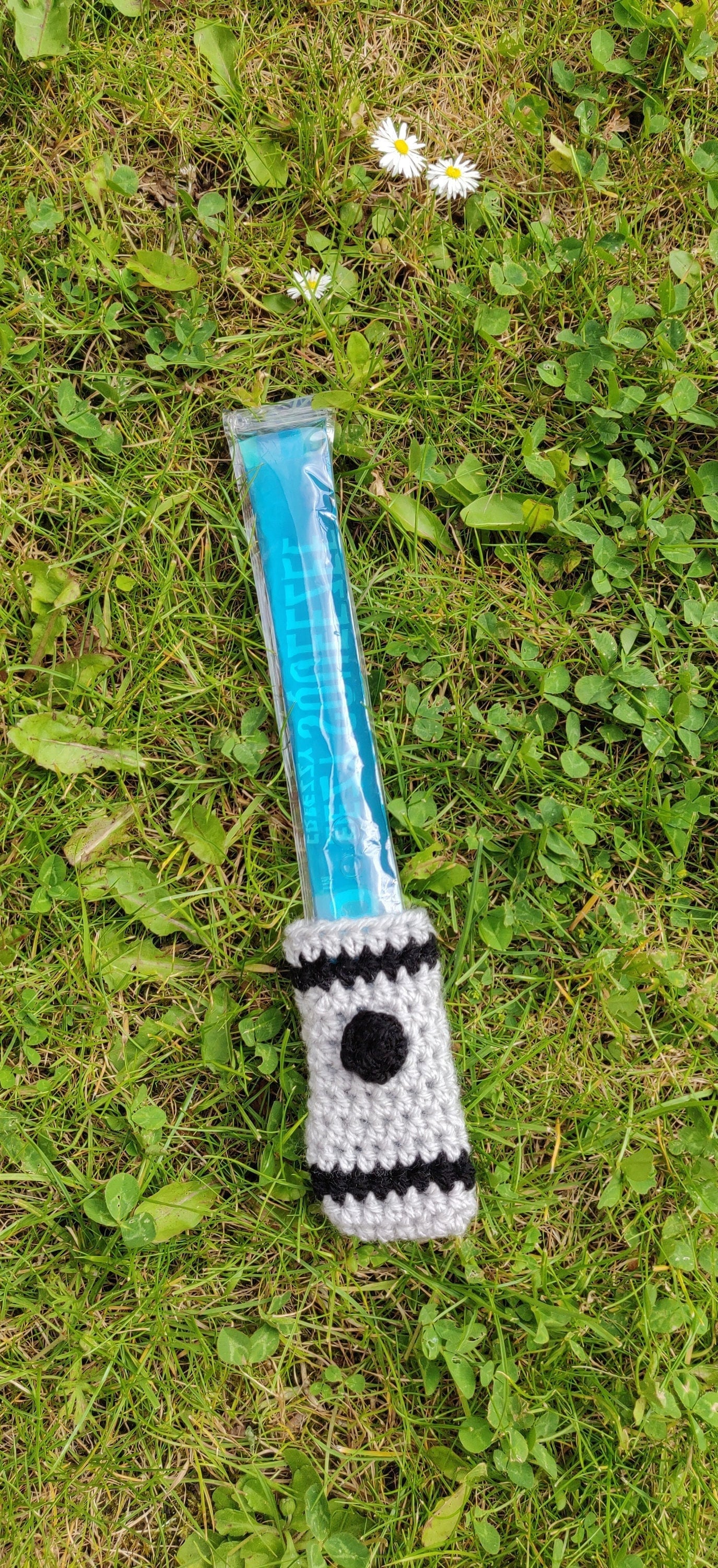 Crocheted Light Sabre Ice Pop Holder, Cold Hand Sword