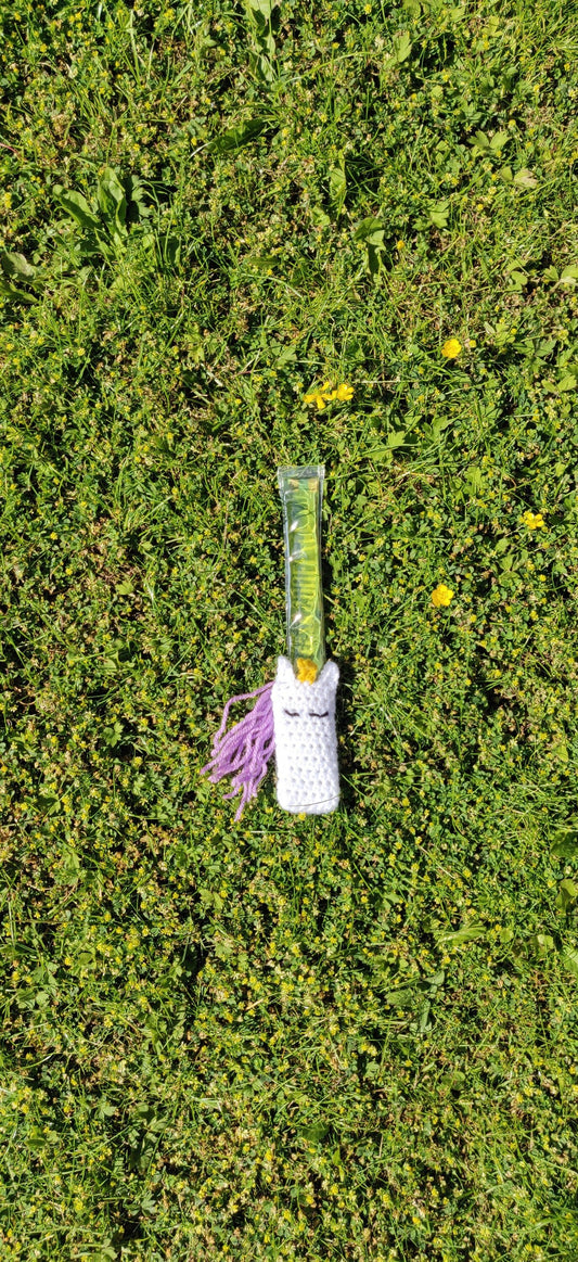 Unicorn Ice Pop Holder, Unicorn Gift, Summer Gift, Popsicle Holder, Cold Hand Unicorn, Crochet Purple Unicorn Mane, Summer Party Favour Girl