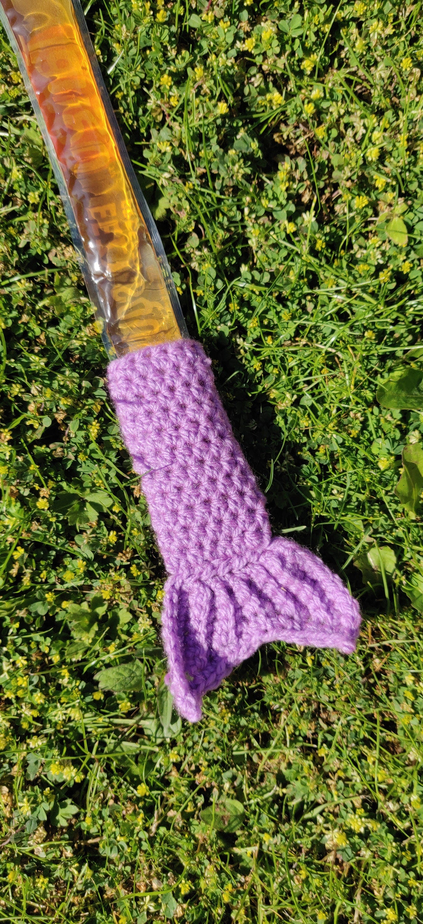 Mermaid Ice Pop Holder, Mermaid Tail Gift, Summer Gift, Popsicle Holder, Cold Hand Mermaid, Crochet Purple Mermaid, Summer Party Favour Girl