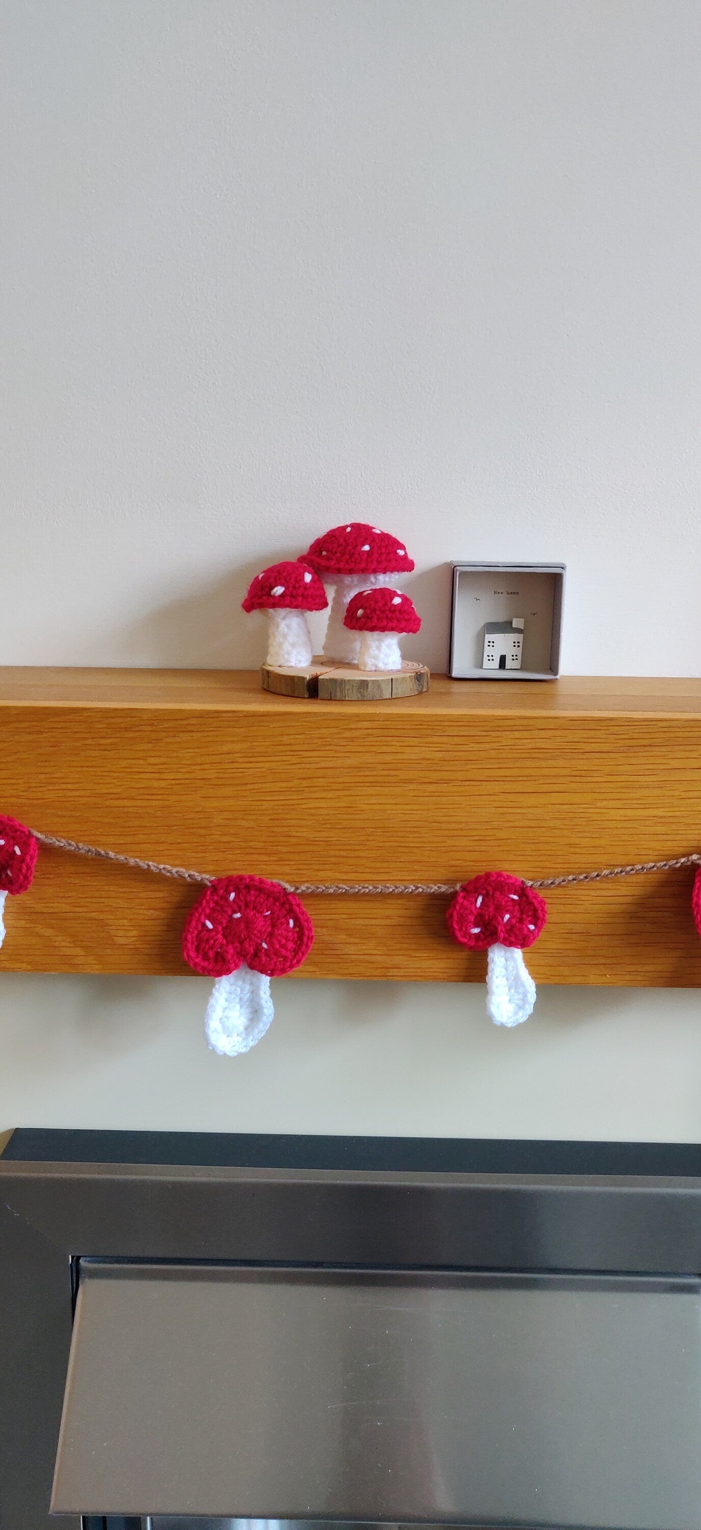 Toadstool Ornament, Red and White Toadstool Gift, Mushroom Decor, Autumn Decoration, Fall Decor, Table Centerpiece, Mushroom Ornament
