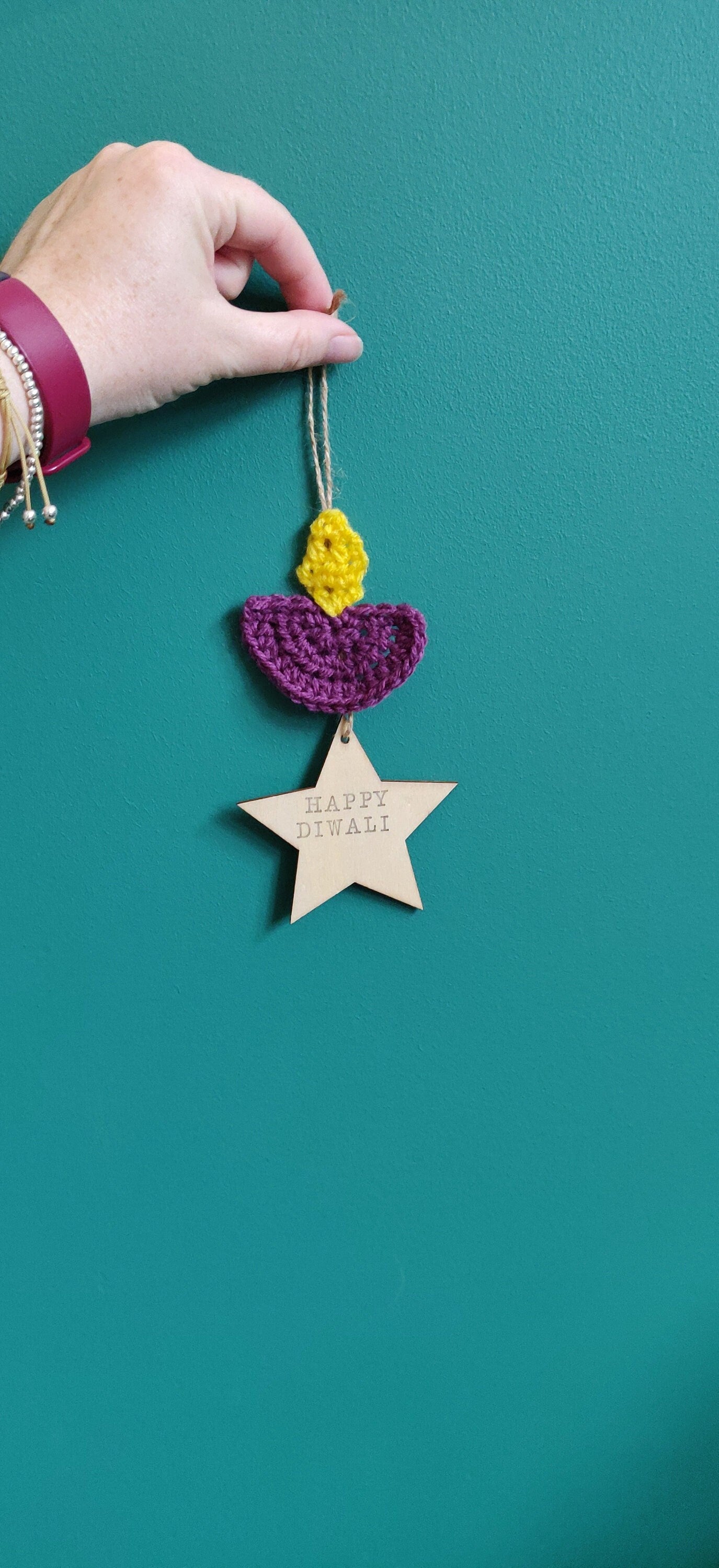 Happy Diwali Sign, Purple Diwali Candle, Diwali Lights Decoration, Diwali Hanging Decoration, Lantern Home Decor, Diwali Gift, Keepsake