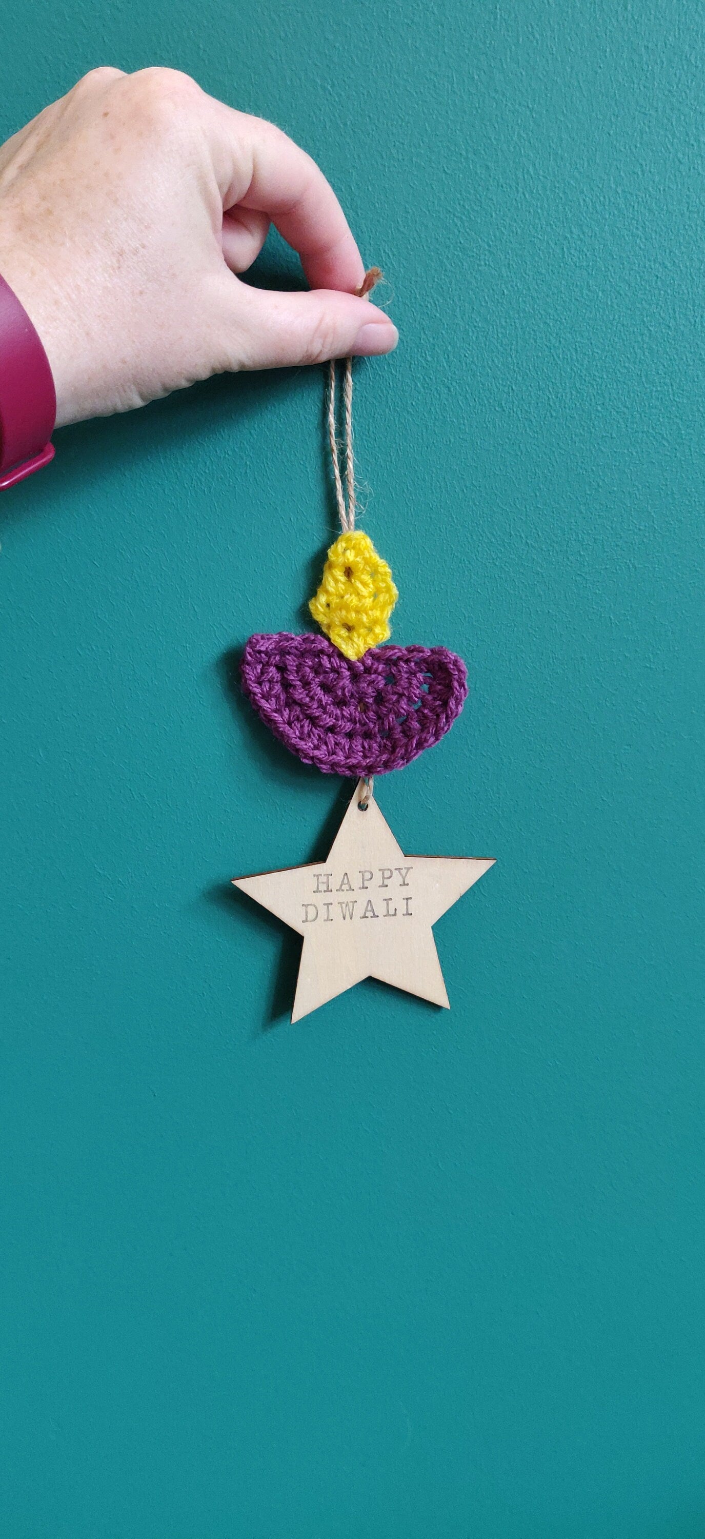 Happy Diwali Sign, Purple Diwali Candle, Diwali Lights Decoration, Diwali Hanging Decoration, Lantern Home Decor, Diwali Gift, Keepsake