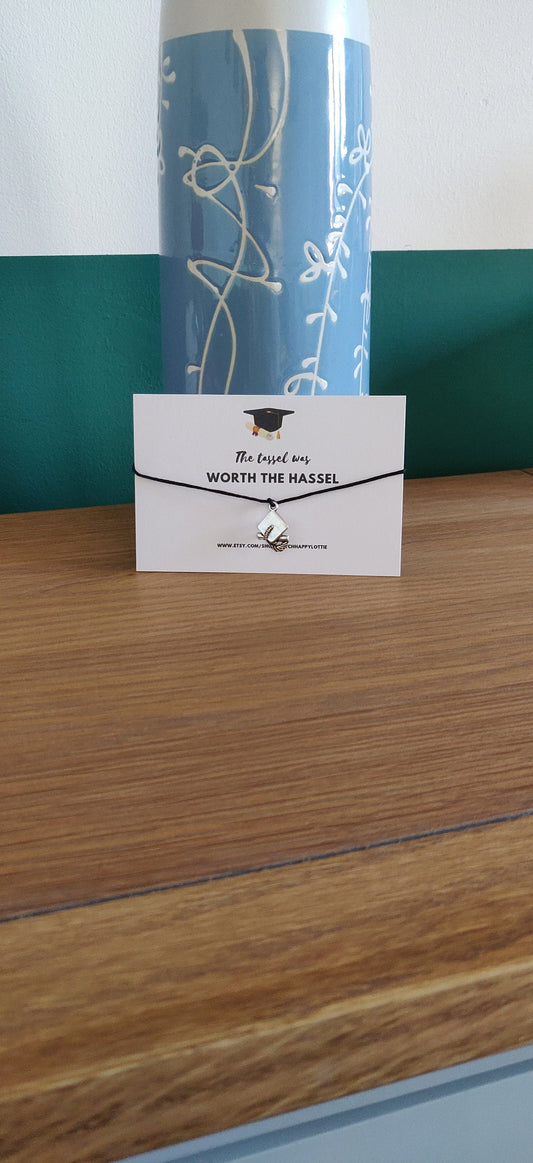 Graduation Hat Bracelet: Keepsake Jewelry Gift with Card