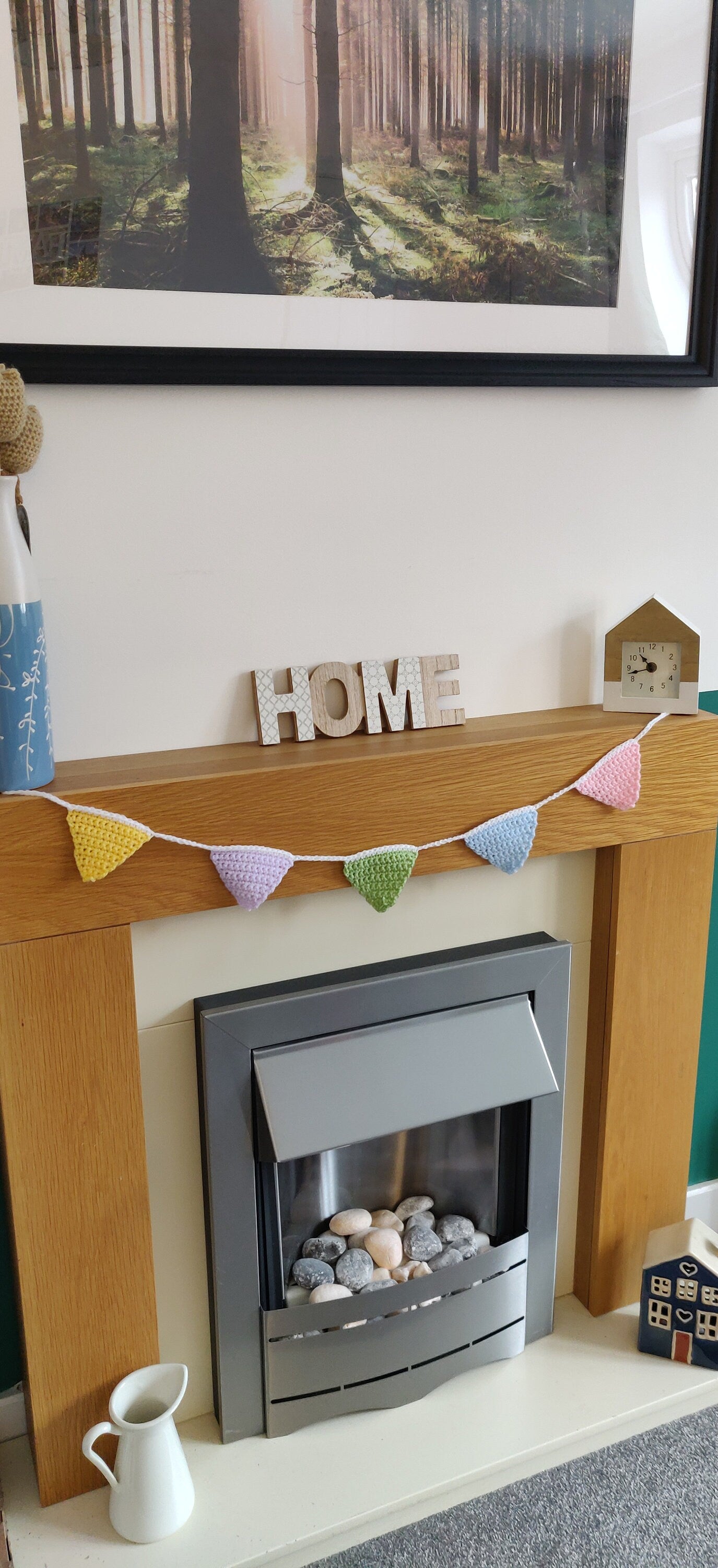 Pastel Rainbow Bunting, Baby Shower Gift, Gender Reveal Garland, Christening Decoration, Pastel Bunting, Nursery Decor for Boys and Girls