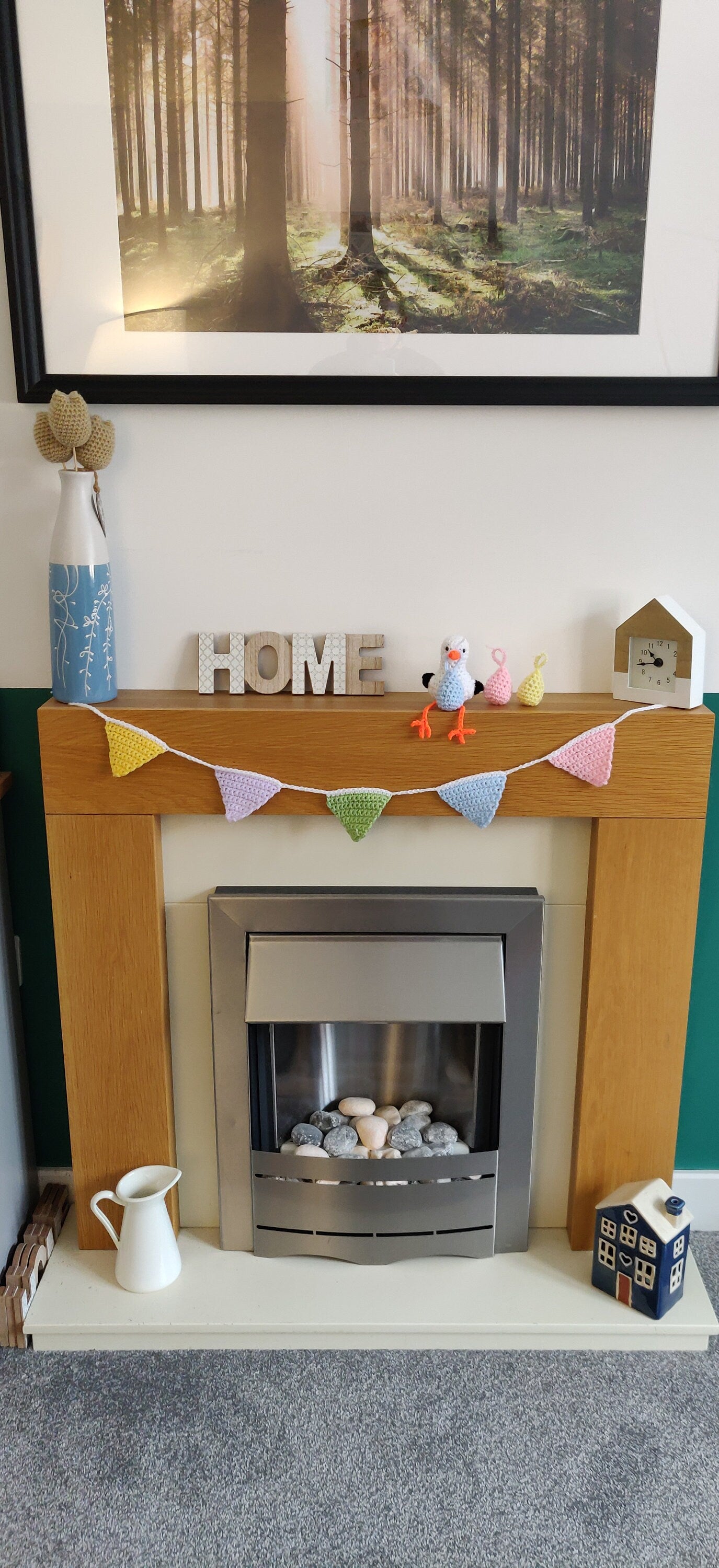Pastel Rainbow Bunting, Baby Shower Gift, Gender Reveal Garland, Christening Decoration, Pastel Bunting, Nursery Decor for Boys and Girls