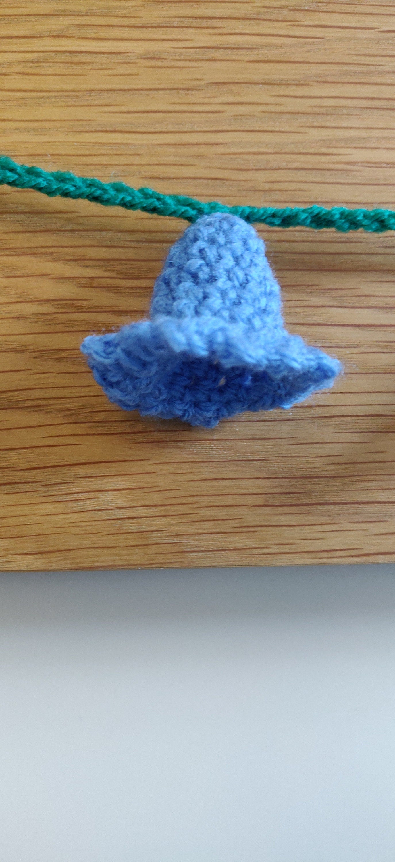 Crochet Bluebell Flower Garland, Spring Home Decor