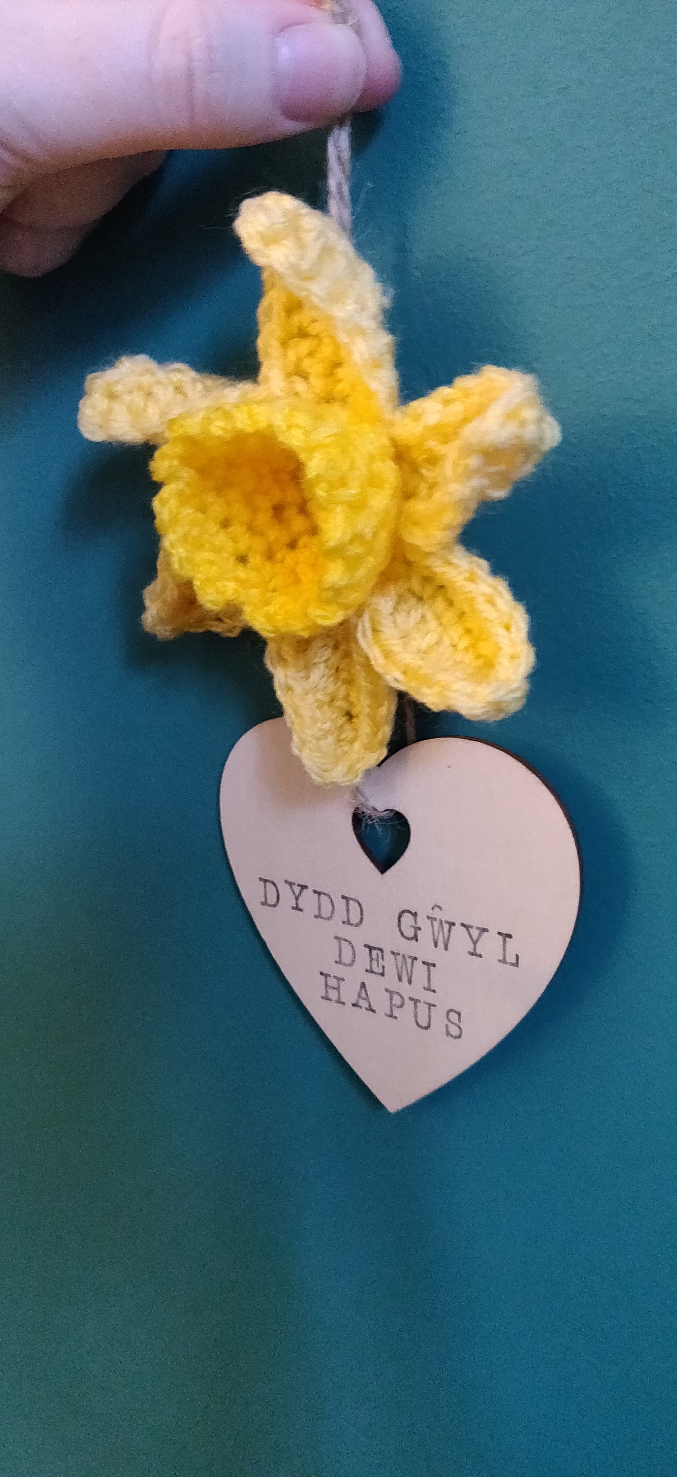 Happy Saint Davids Day, Spring Sign, Spring Decorations, Hello Spring Door Hanger, Door Sign, Daffodil Gift, Daffodil Art, Door Decoration