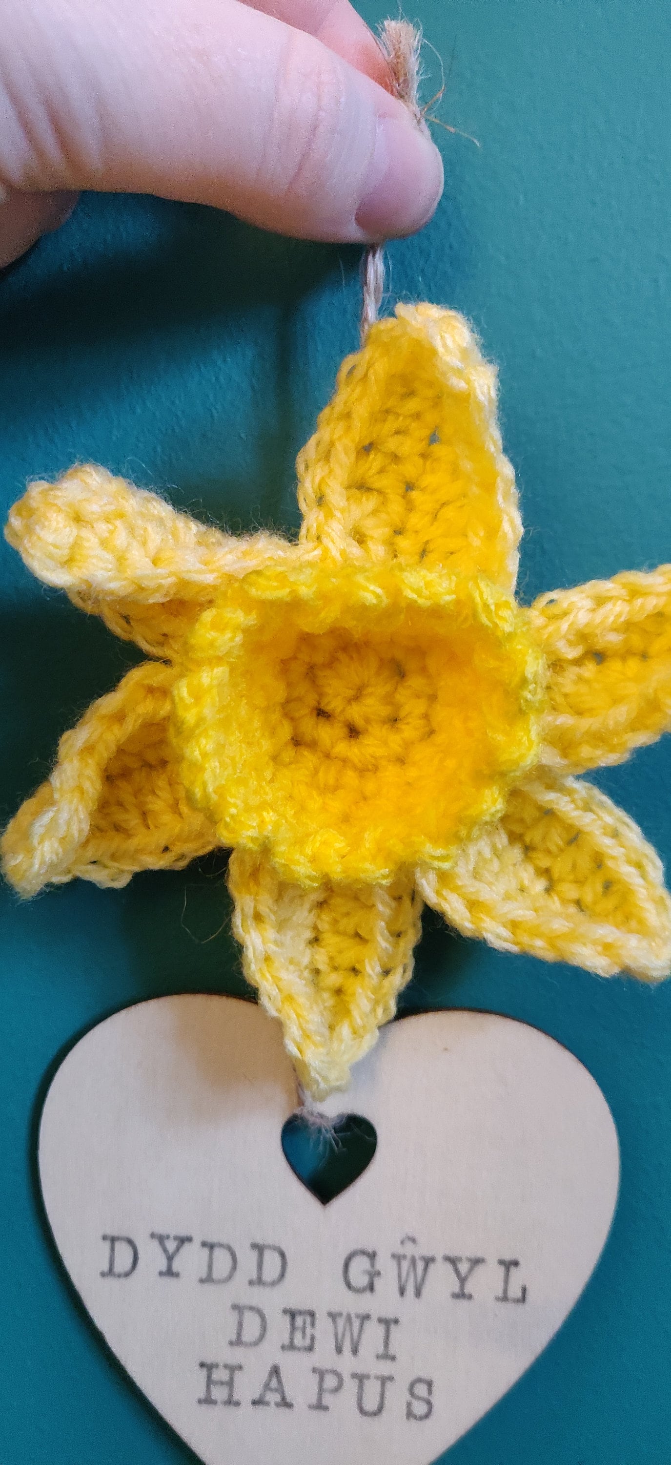 Happy Saint Davids Day, Spring Sign, Spring Decorations, Hello Spring Door Hanger, Door Sign, Daffodil Gift, Daffodil Art, Door Decoration