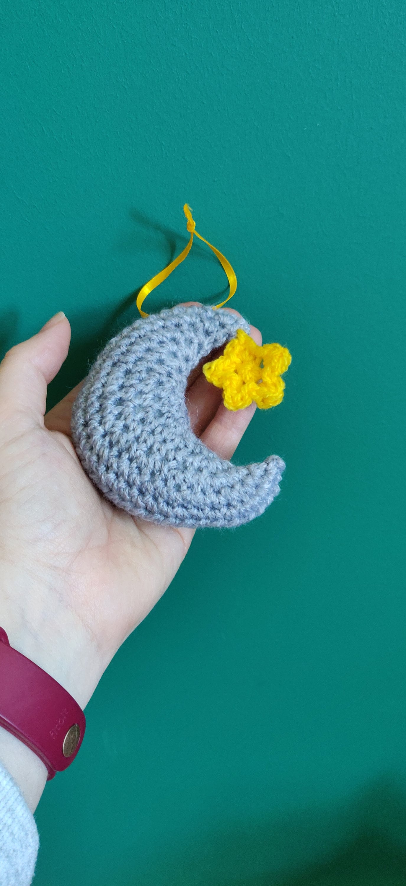 Moon and Stars Hanging Decoration, Moon Phases, Moon Decor, Ramadan Moon Decor, Wall Hanging, Nursery Moon Mobile, Witch, Wicca Aesthetic,