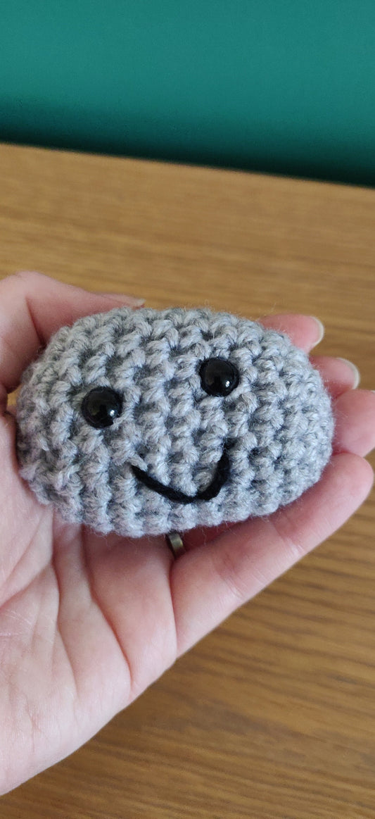 You Rock Pocket Hug, Rock Pet, Positive Gift, Crochet Rock Music Art, Pebble Art, Small Funny Gift, You're My Rock, You Rock Card, Climbing