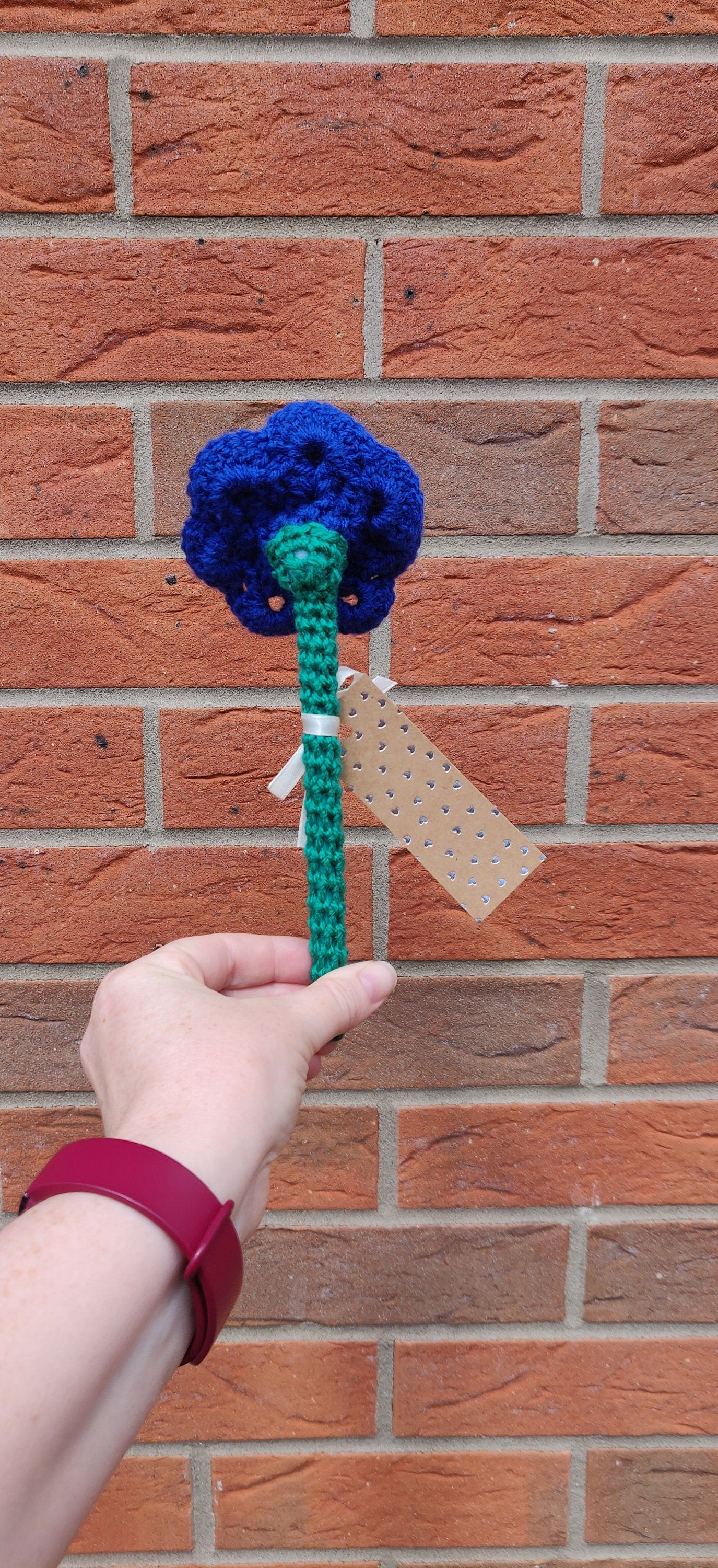 If Dad's Were Flowers I'd Pick You, Fathers Day Gift, Unique Dad Birthday Present, Gardening Gift, Personalised Gift Tag, Blue Rose for Him