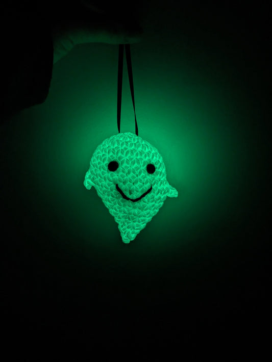 Glow in the Dark Ghost Hanging Ornament: Spooky Halloween Decor