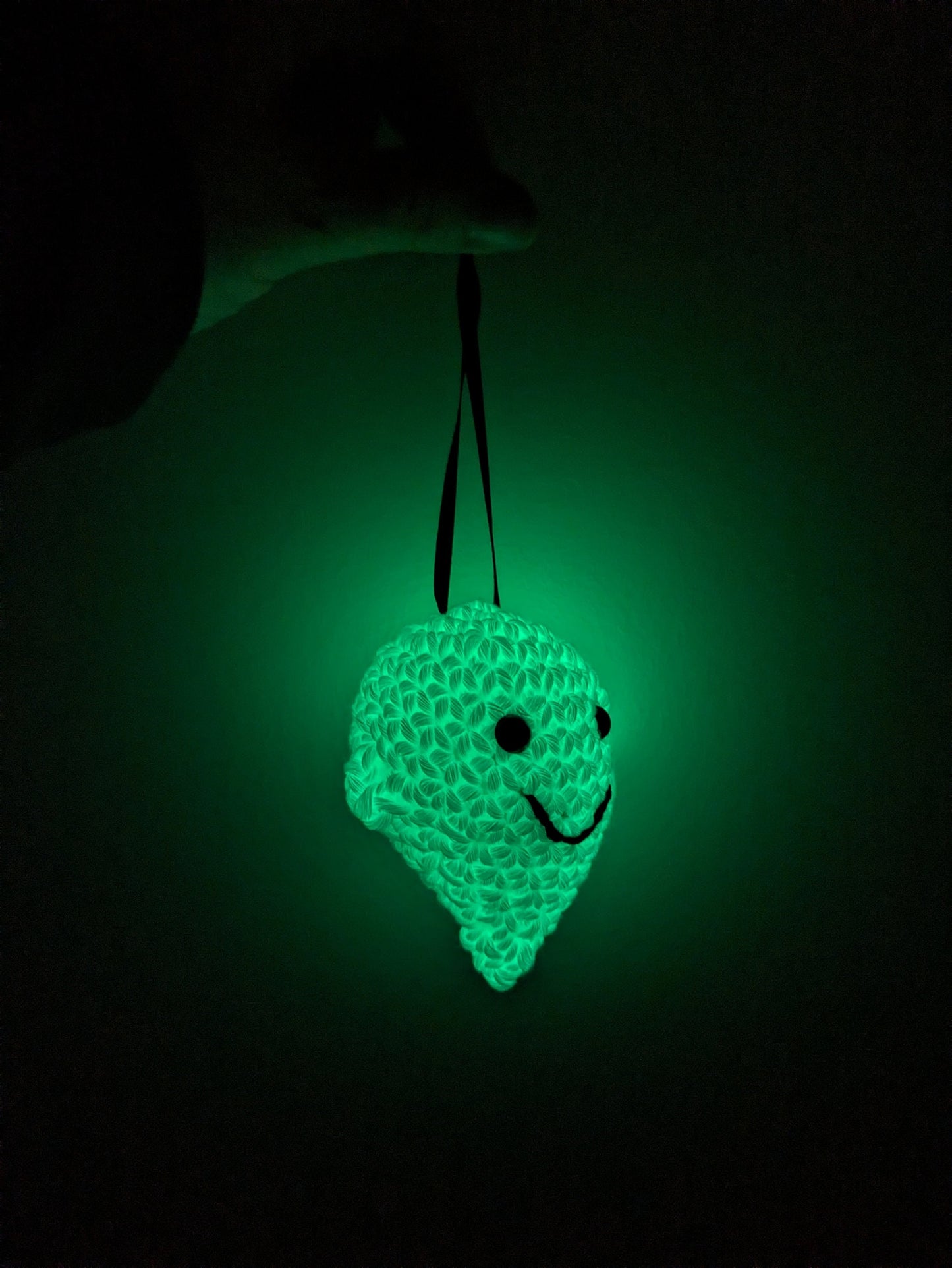 Glow in the Dark Ghost Hanging Ornament: Spooky Halloween Decor