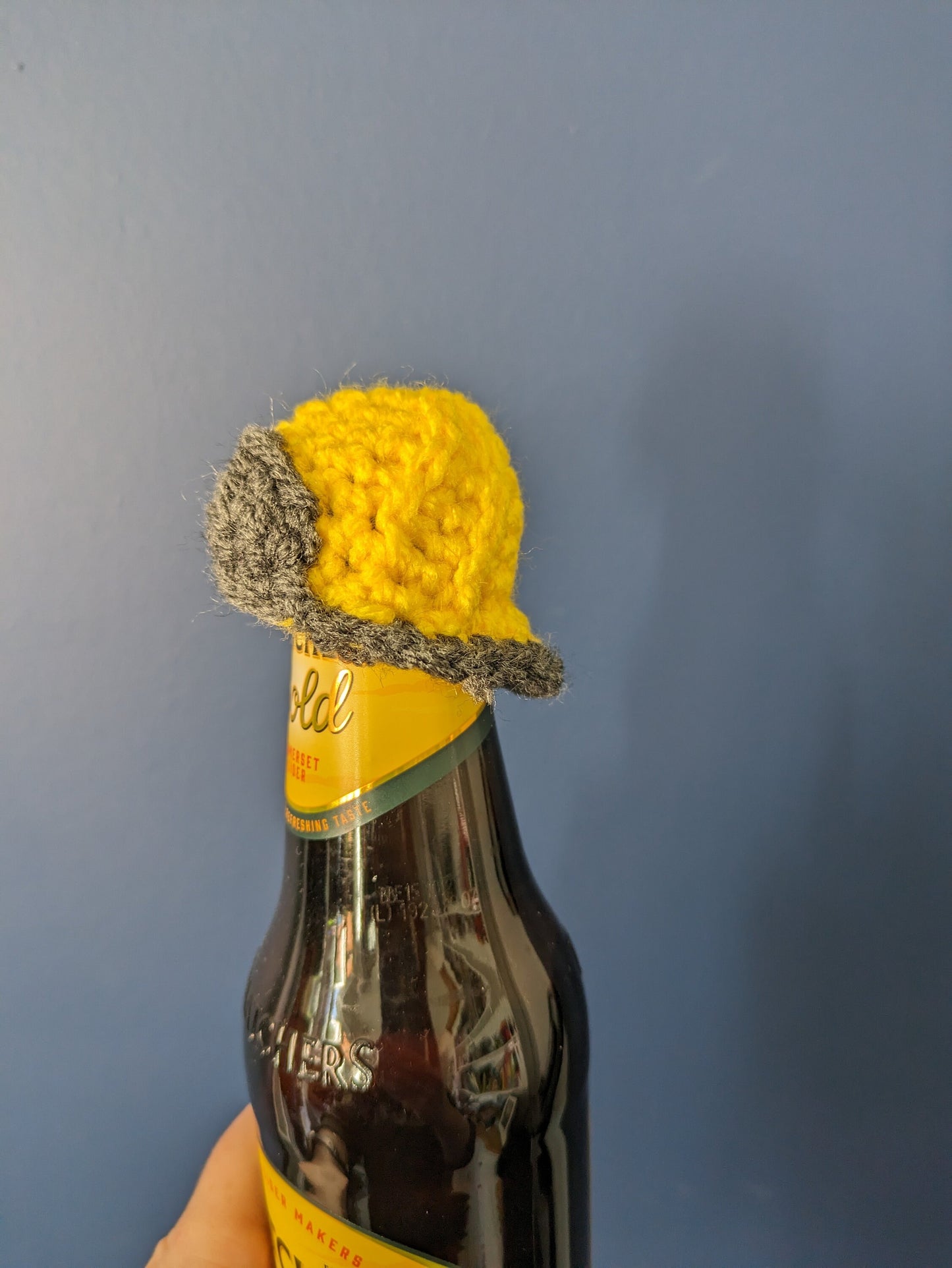 Red Firefighter Helmet Bottle Topper: Fireman Gift, Tree Decoration