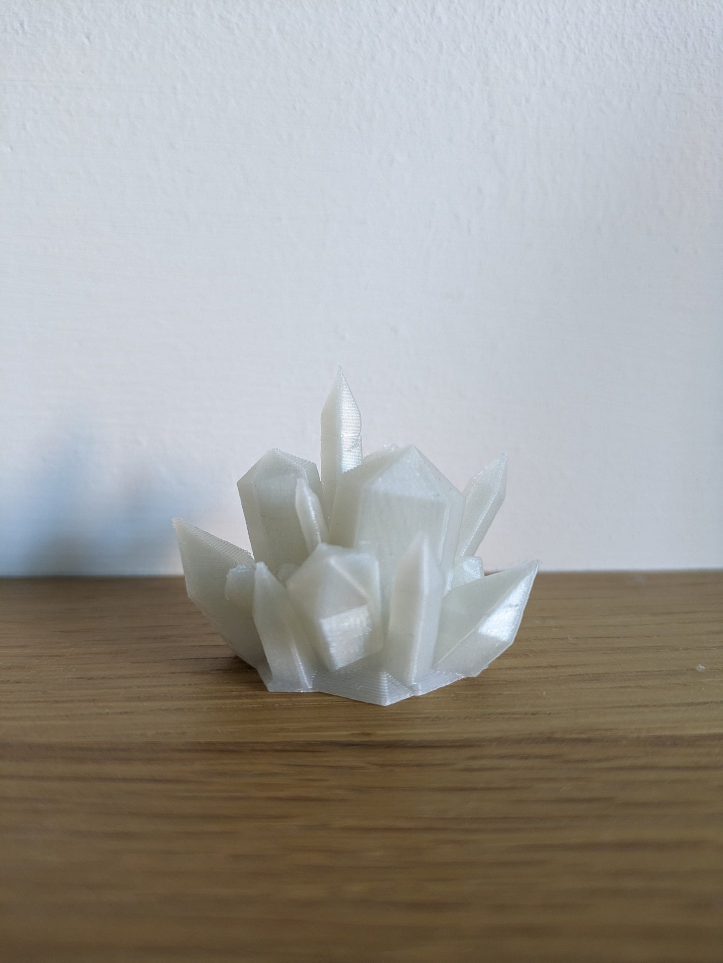 Glow in the Dark 3D Printed Crystal, Gothic Halloween Ornament