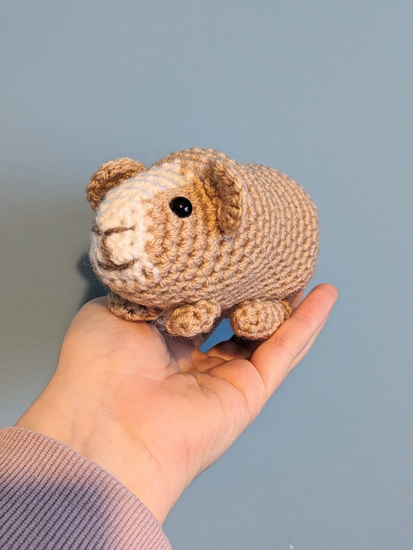 Crochet Guinea Pig Plushie: Personalized Pet Memorial Teddy