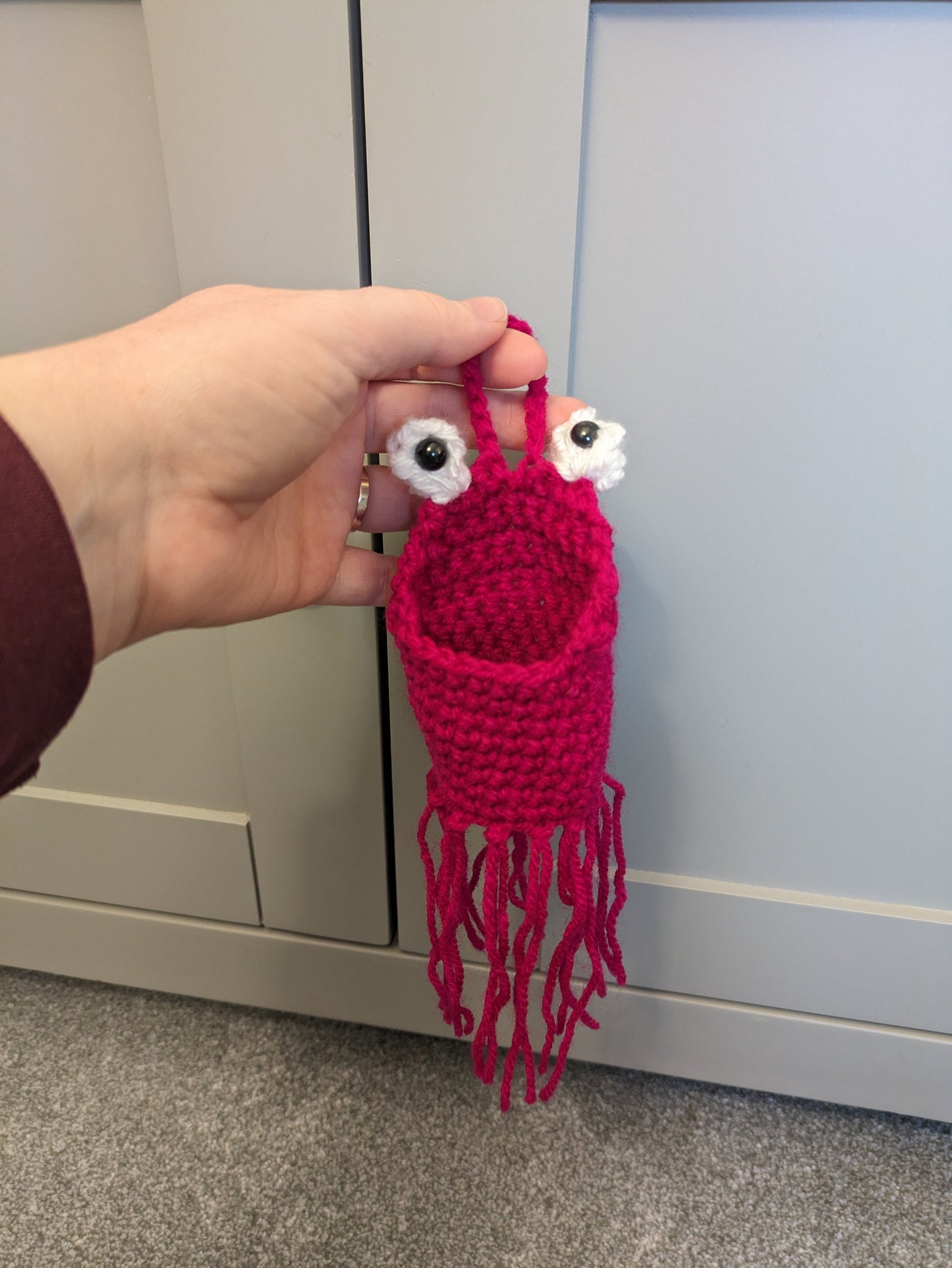 Yip Yip Hanging Basket, Sesame Street Nostalgia, Ninetees Gift, Alien, Monster, Crochet Storage, Car Charm, Kids Funny Face Birthday Gift