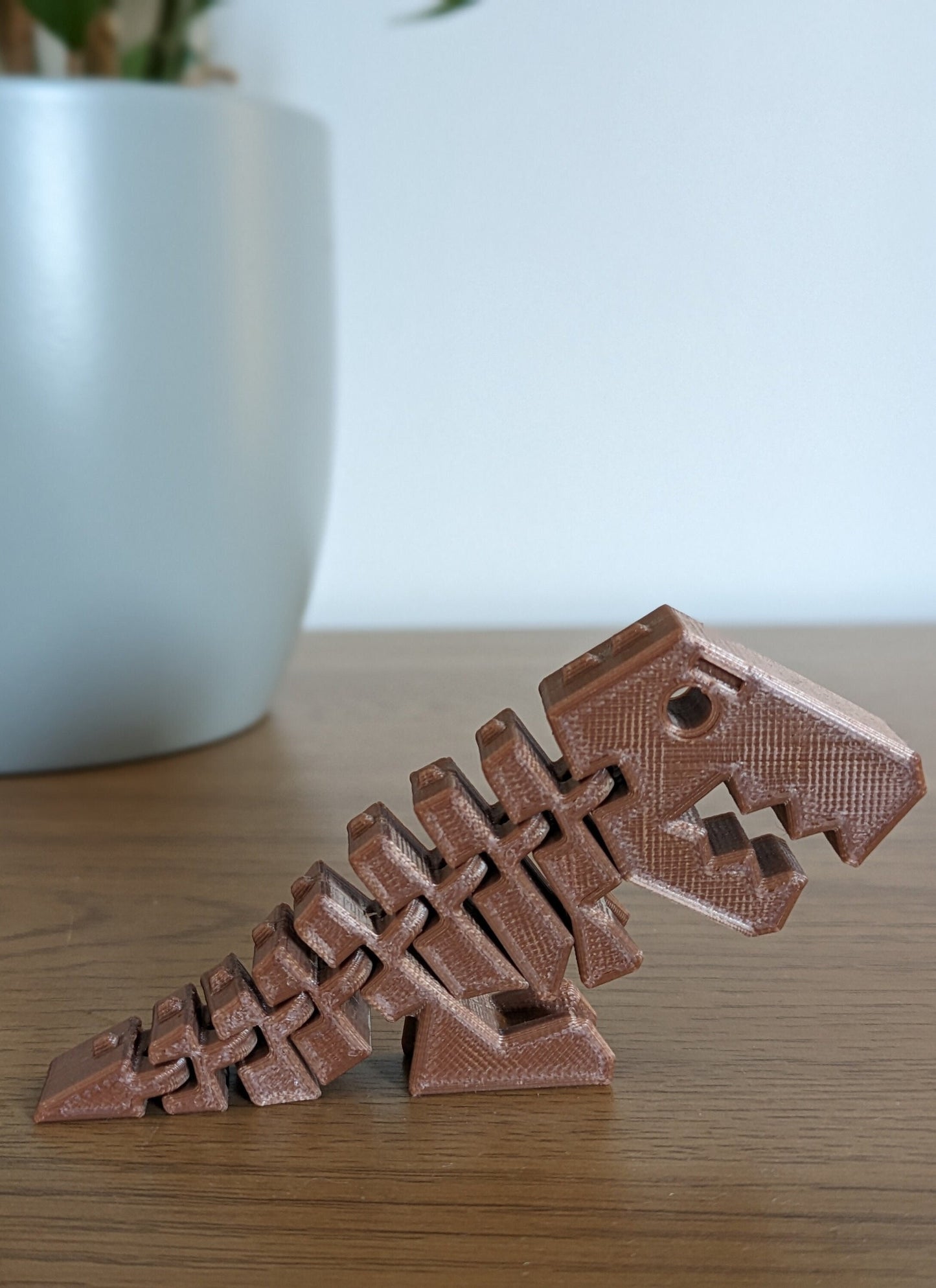 Flexible Dinosaur Fidget Toy, T-Rex, Triceratops Ornament, Kids Dinosaur Fidget Toy, 3D Printed Plastic Figurine, Birthday, Christmas Gift