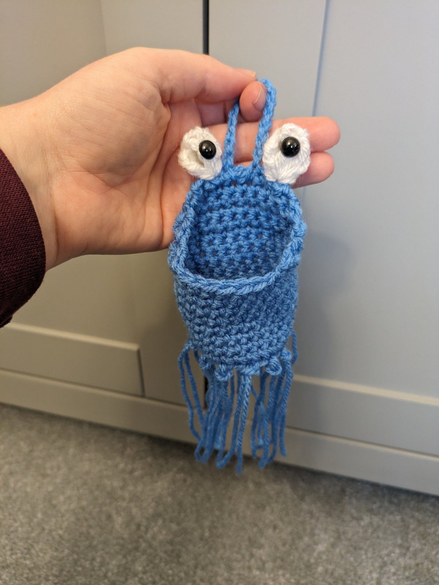 Yip Yip Hanging Basket, Sesame Street Nostalgia, Ninetees Gift, Alien, Monster, Crochet Storage, Car Charm, Kids Funny Face Birthday Gift