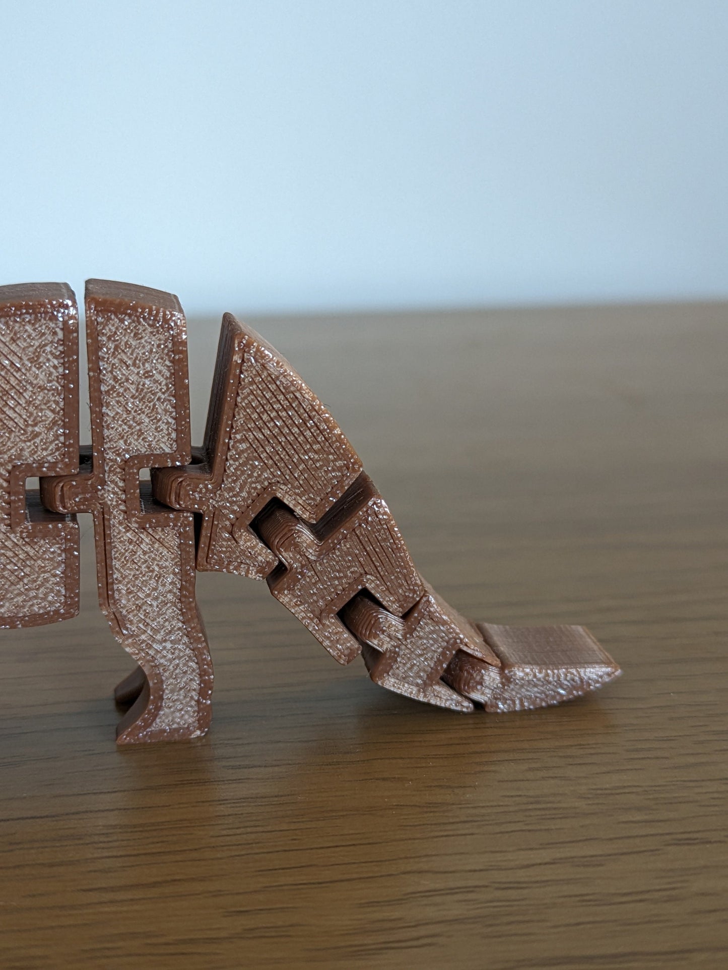 Flexible Dinosaur Fidget Toy, T-Rex, Triceratops Ornament, Kids Dinosaur Fidget Toy, 3D Printed Plastic Figurine, Birthday, Christmas Gift