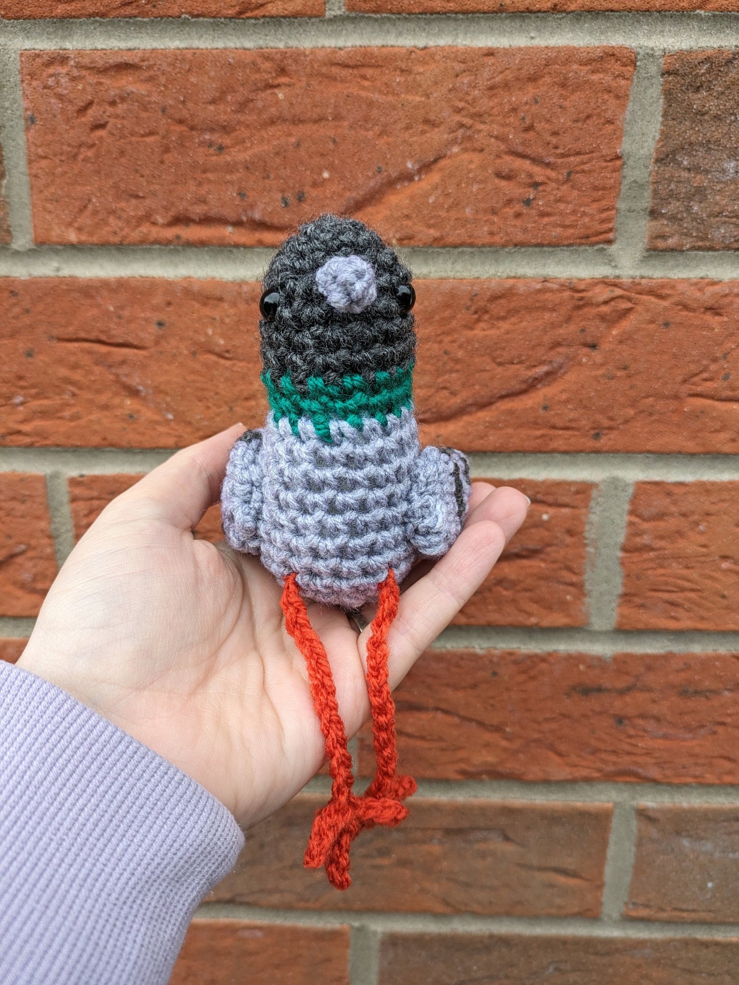 Crochet Pigeon Shelf Sitter: Summer Caravan Decor