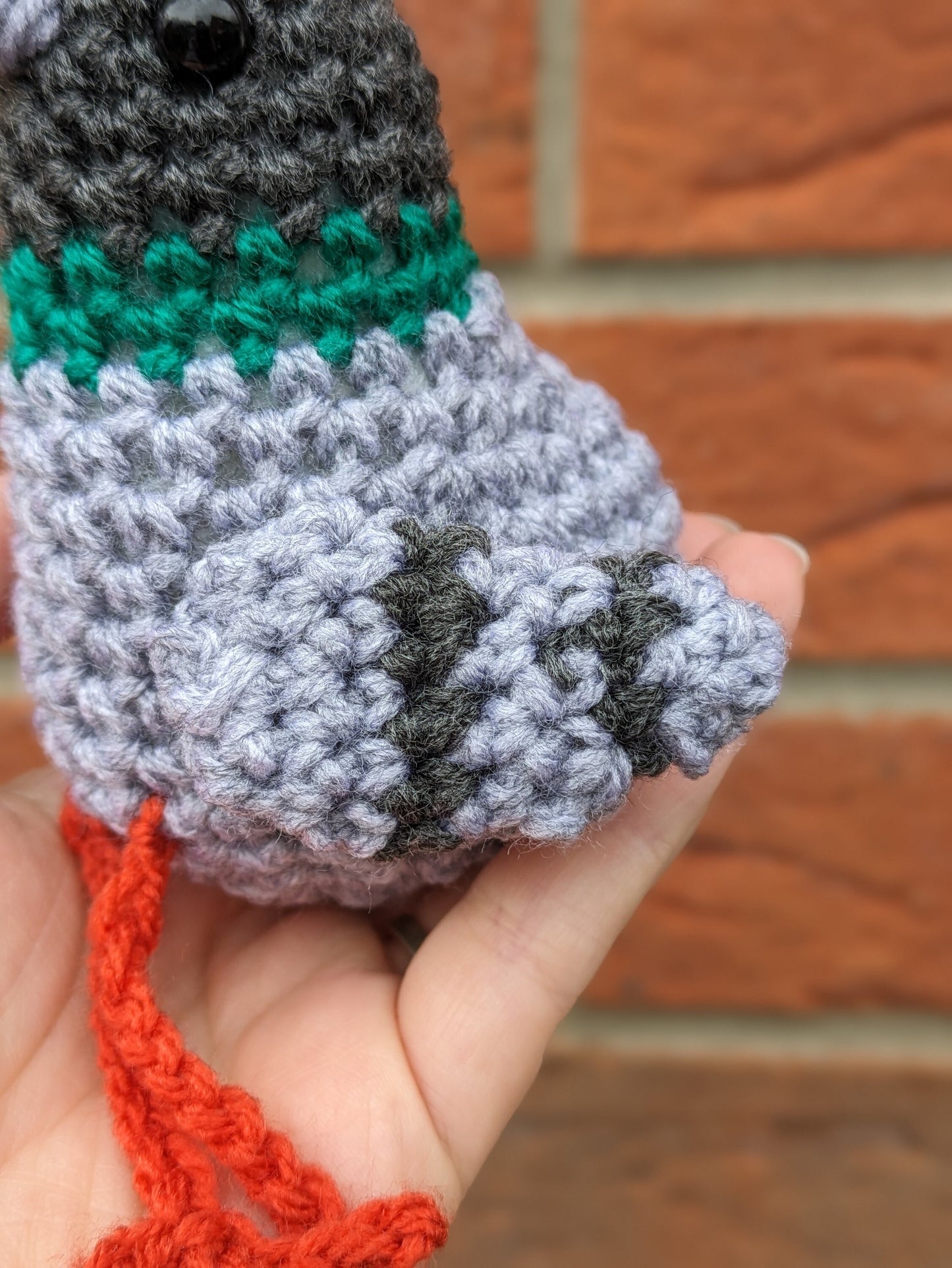 Crochet Pigeon Shelf Sitter: Summer Caravan Decor