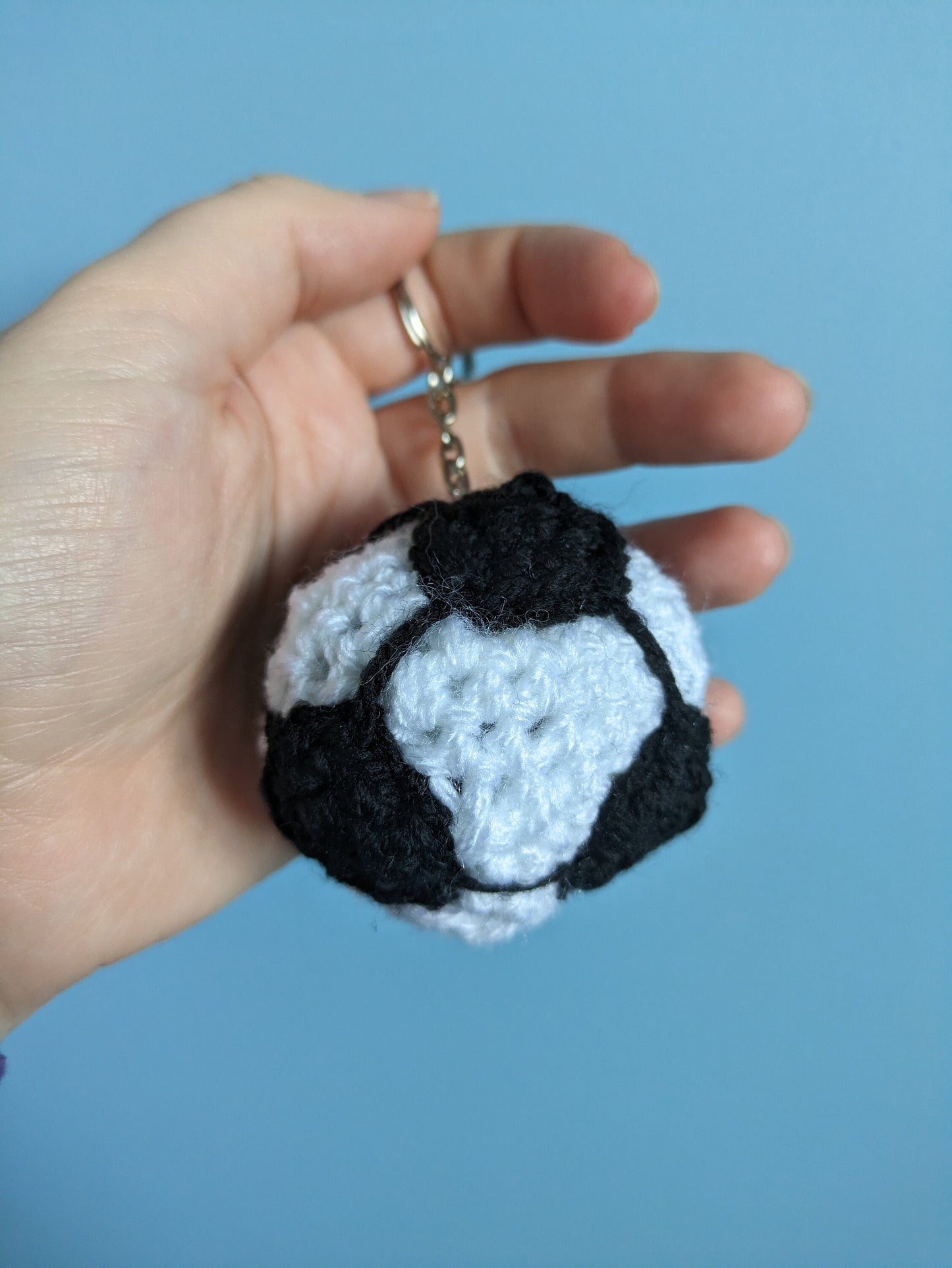 Football Keyring Bag Hanger, Soccer Lover Birthday Present, Sport Ball Car Charm, Team Manager, PE Teacher, Personalised Football Coach Gift