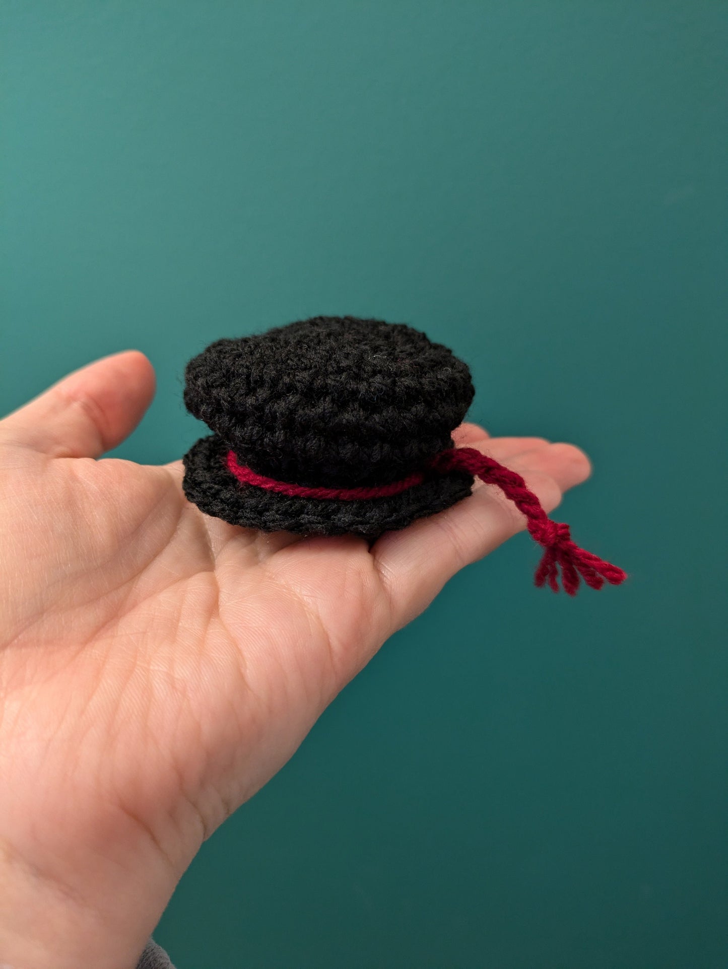 Crochet Graduation Cap Bottle Topper, PhD Gift