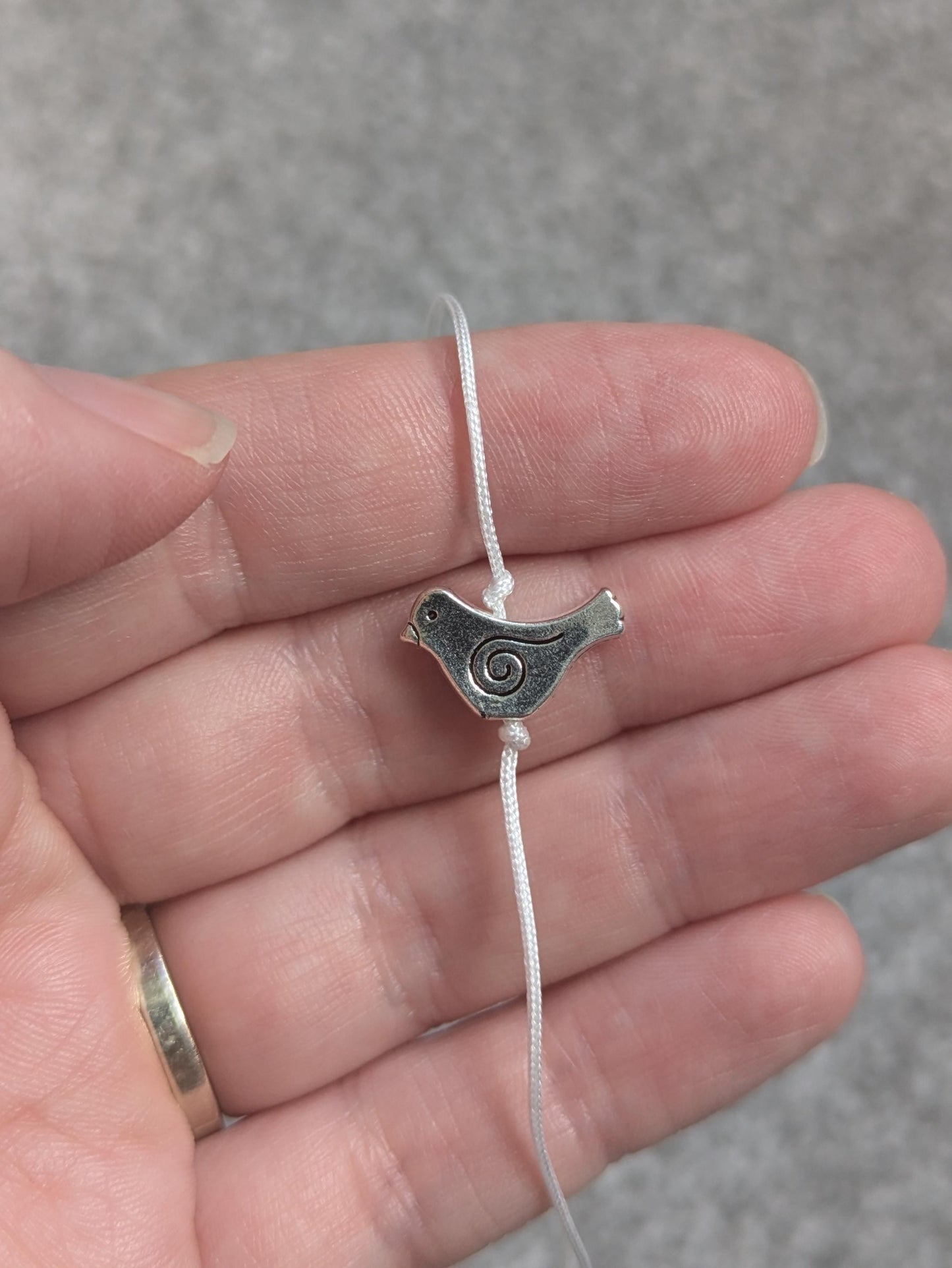 Robin Charm Bracelet, Silver Bird Gift, Robins Appear When Loved Ones Are Near, In Memory,  Bereavement Thoughtful Gift, Birthday Present