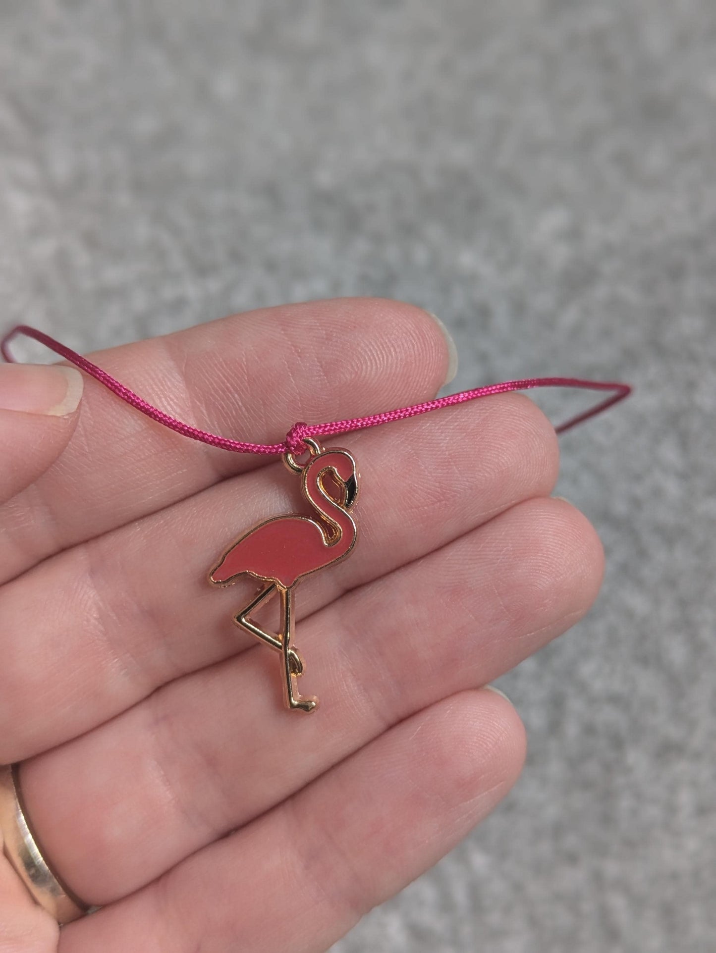 Flamingo Charm Bracelet, Pink Flamingo Gift, You are Flamazing Birthday Card, Be a Flamingo in a Flock of Pigeons, Have a Flamazing Birthday