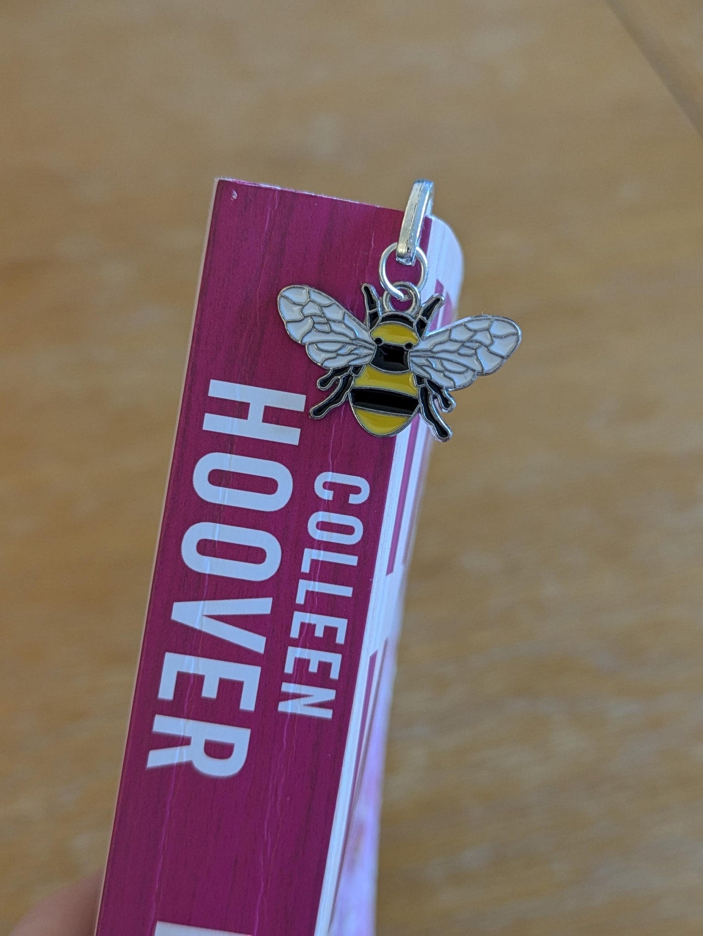Silver Charm Bookmark: Flamingo, Snowman, Bee Gift