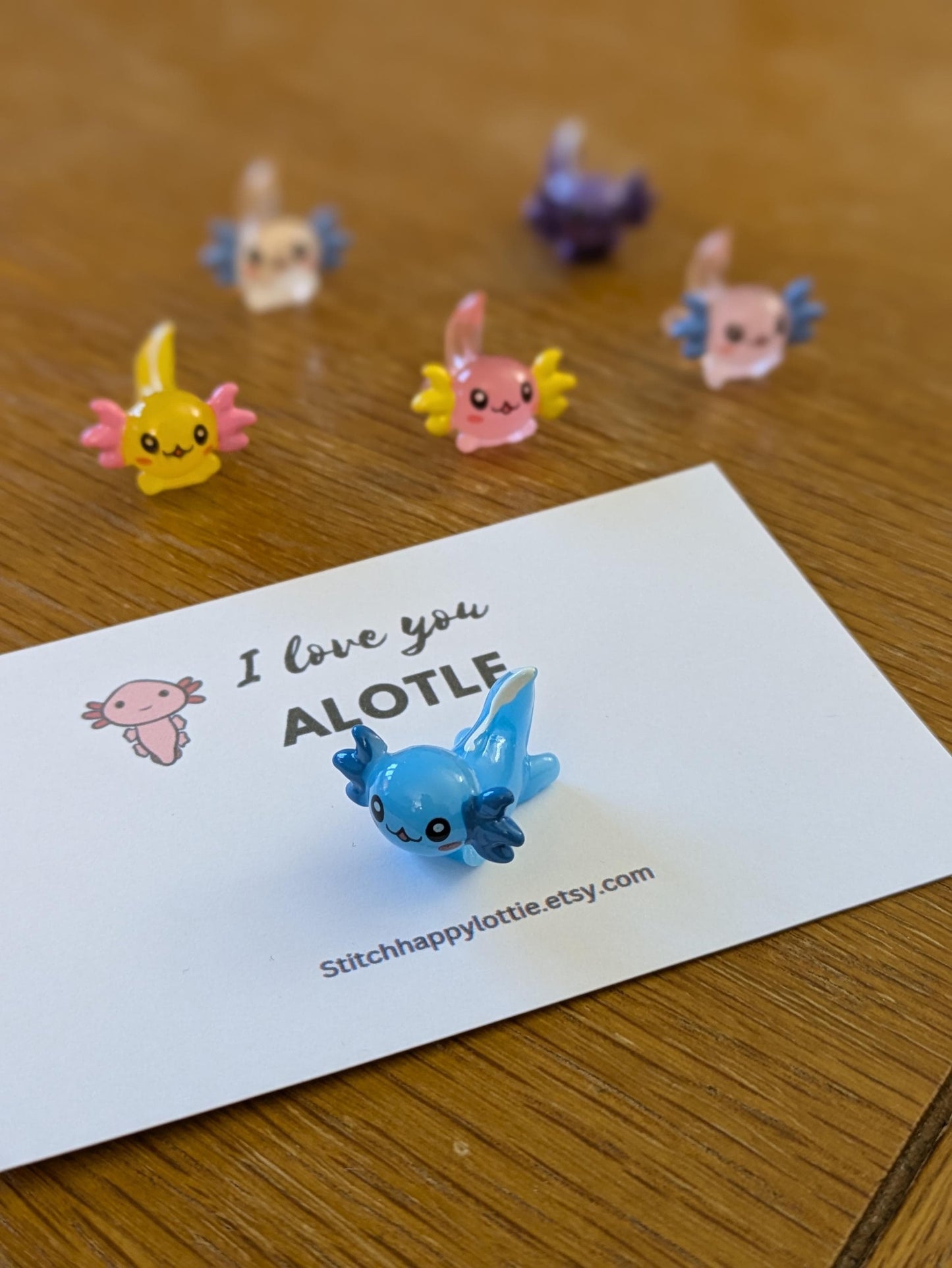 Axolotl Pocket Hug, Mini Salamander, Stocking Filler Gift