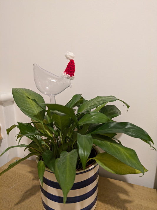 Robin Self Watering Plant Ornaments, Shelf Sitter, Christmas Decoration, Crochet Ornament, Gifts, Robins Appear When Loved Ones Are Near