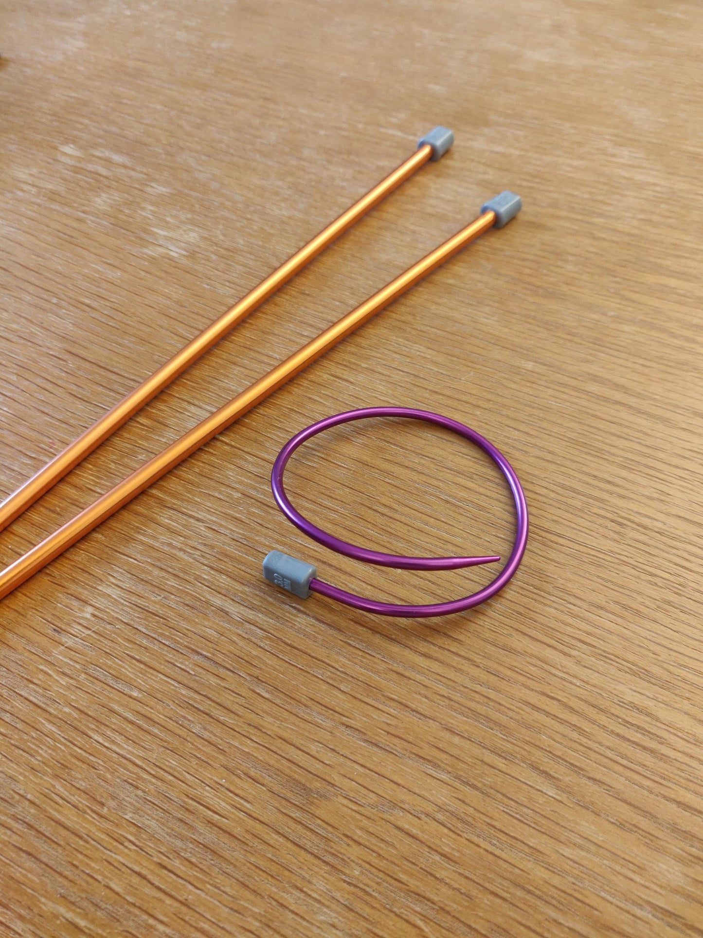 Recycled Knitting Needle Bangle Bracelet, Handmade Knitters Gift