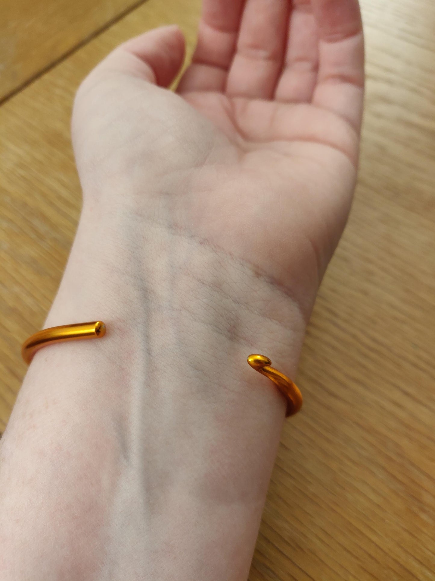 Recycled Crochet Hook Bangle, Handmade Knitting Lover Gift