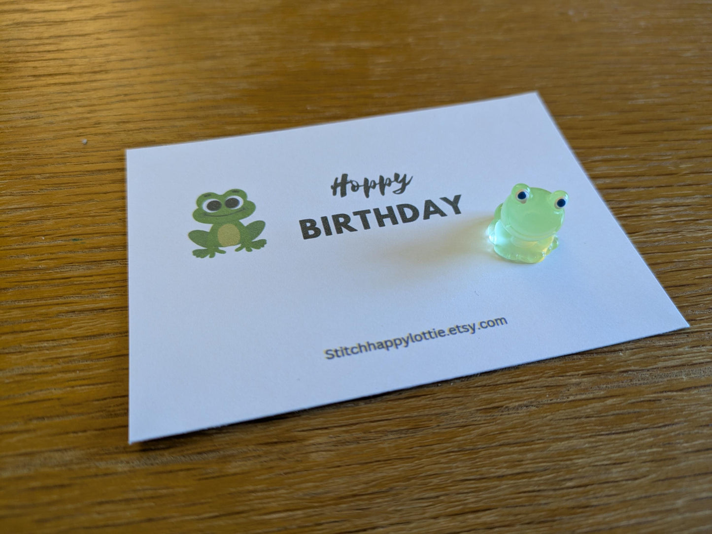 Hoppy Birthday, Frogging Love you, Toad Pocket Hug, Mini Frog, Stocking Filler, Birthday Gift for Him Her, Valentine, Green Frog Gift