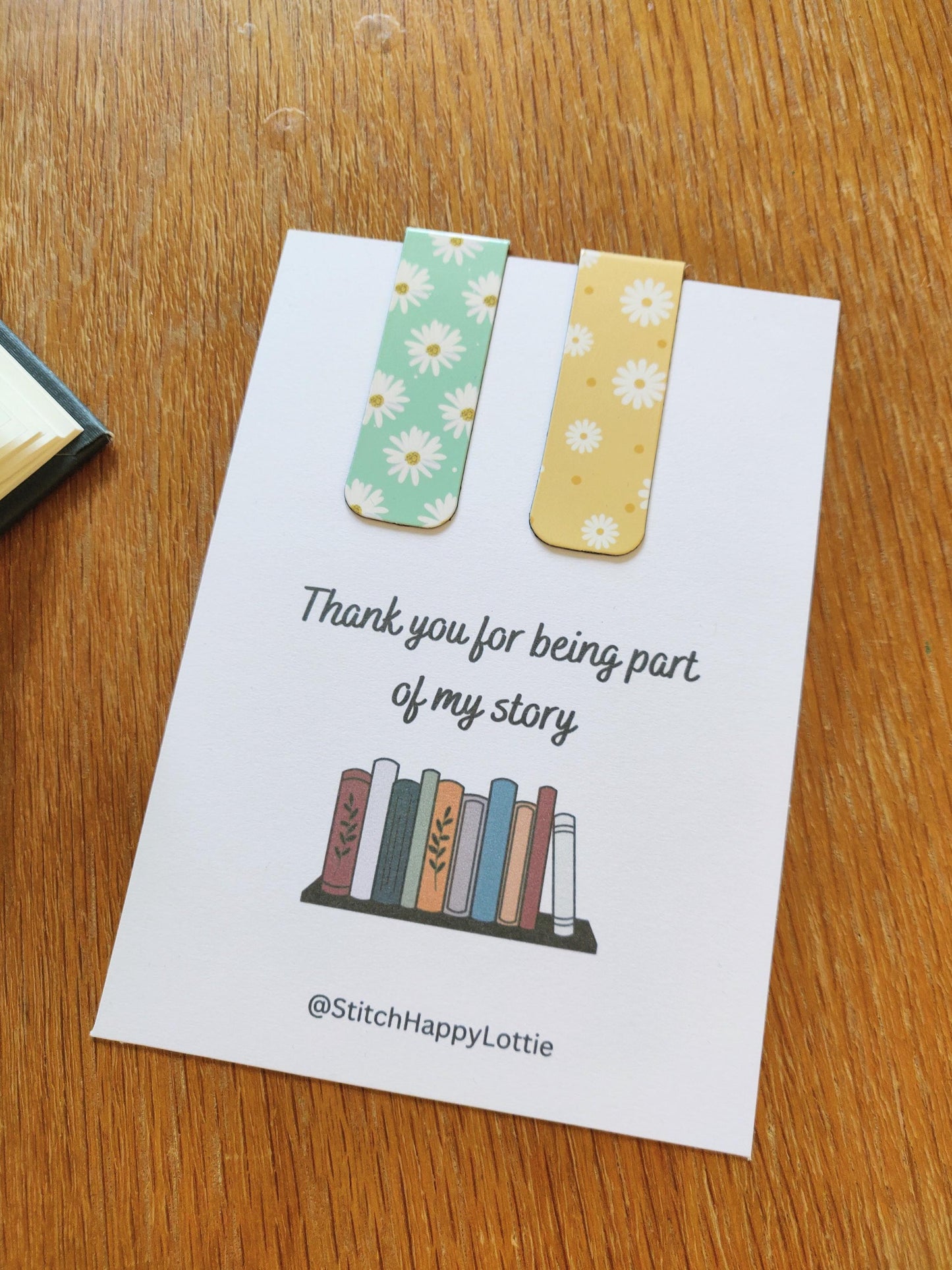 Floral Magnetic Bookmark Gift: Teacher Thank You Present
