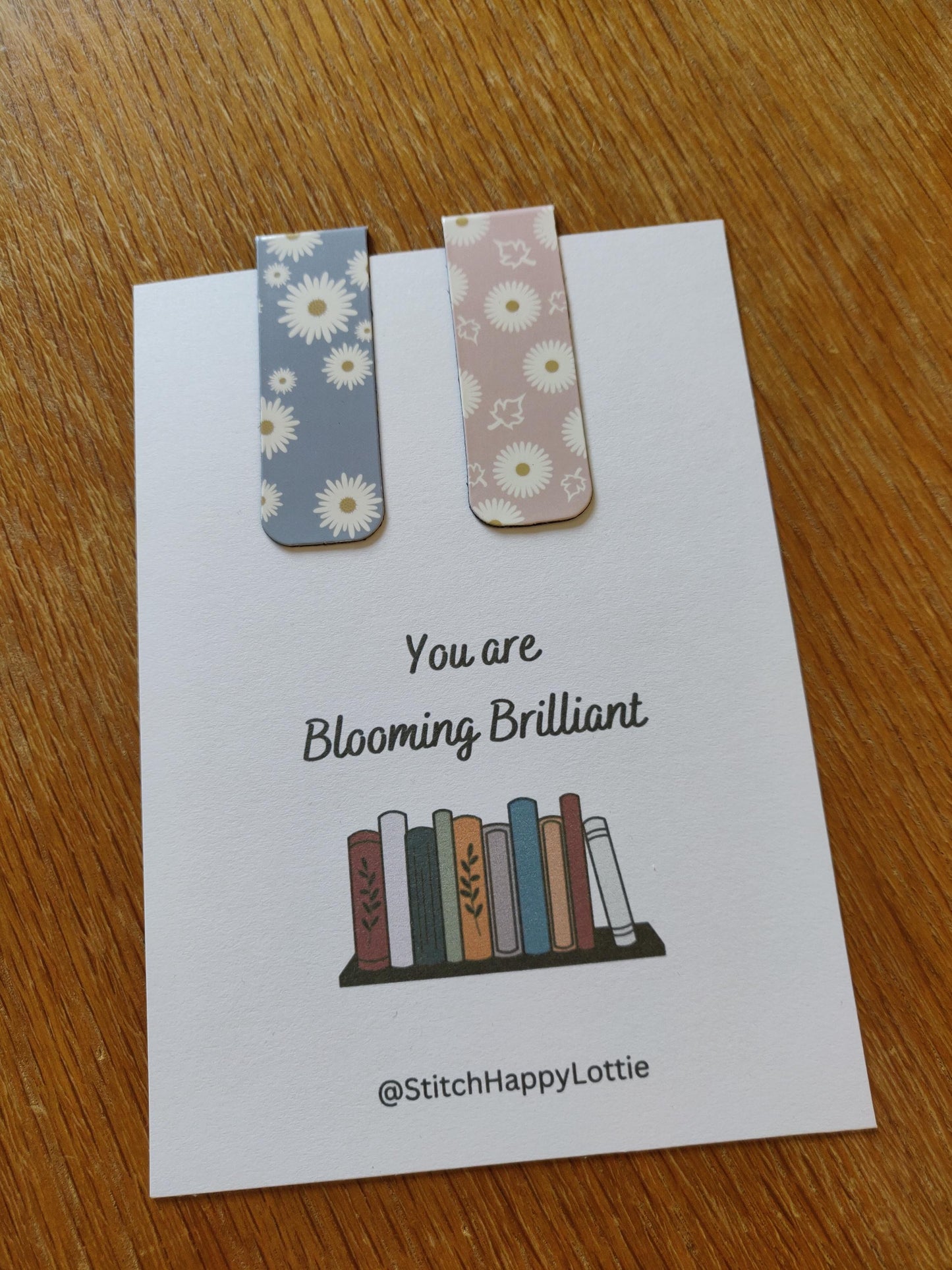 Floral Magnetic Bookmark Gift: Teacher Thank You Present