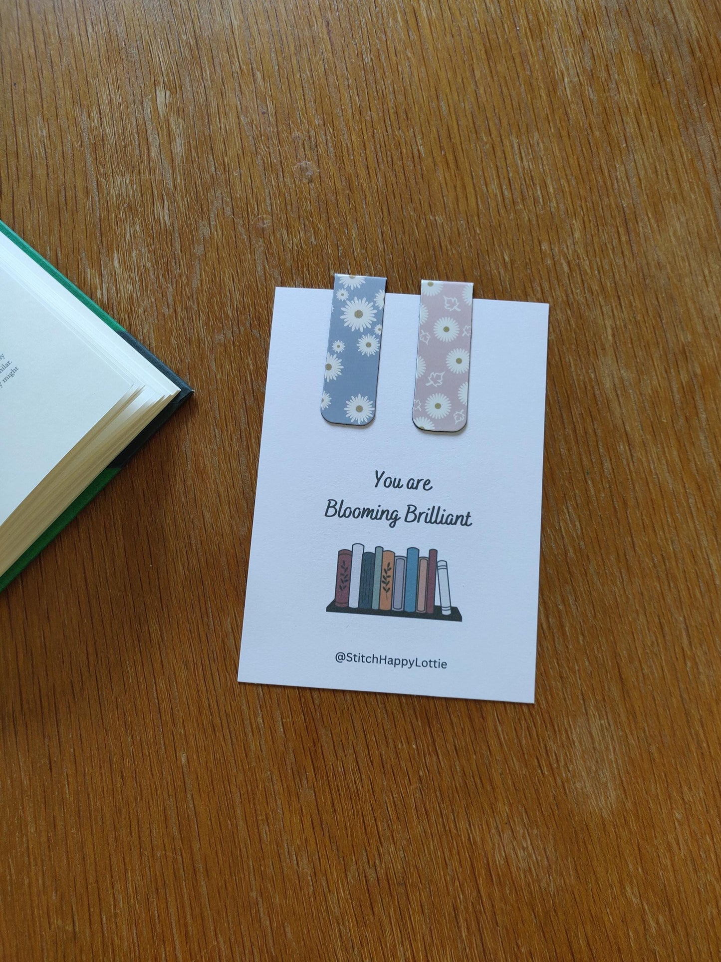 Floral Magnetic Bookmark Gift: Teacher Thank You Present