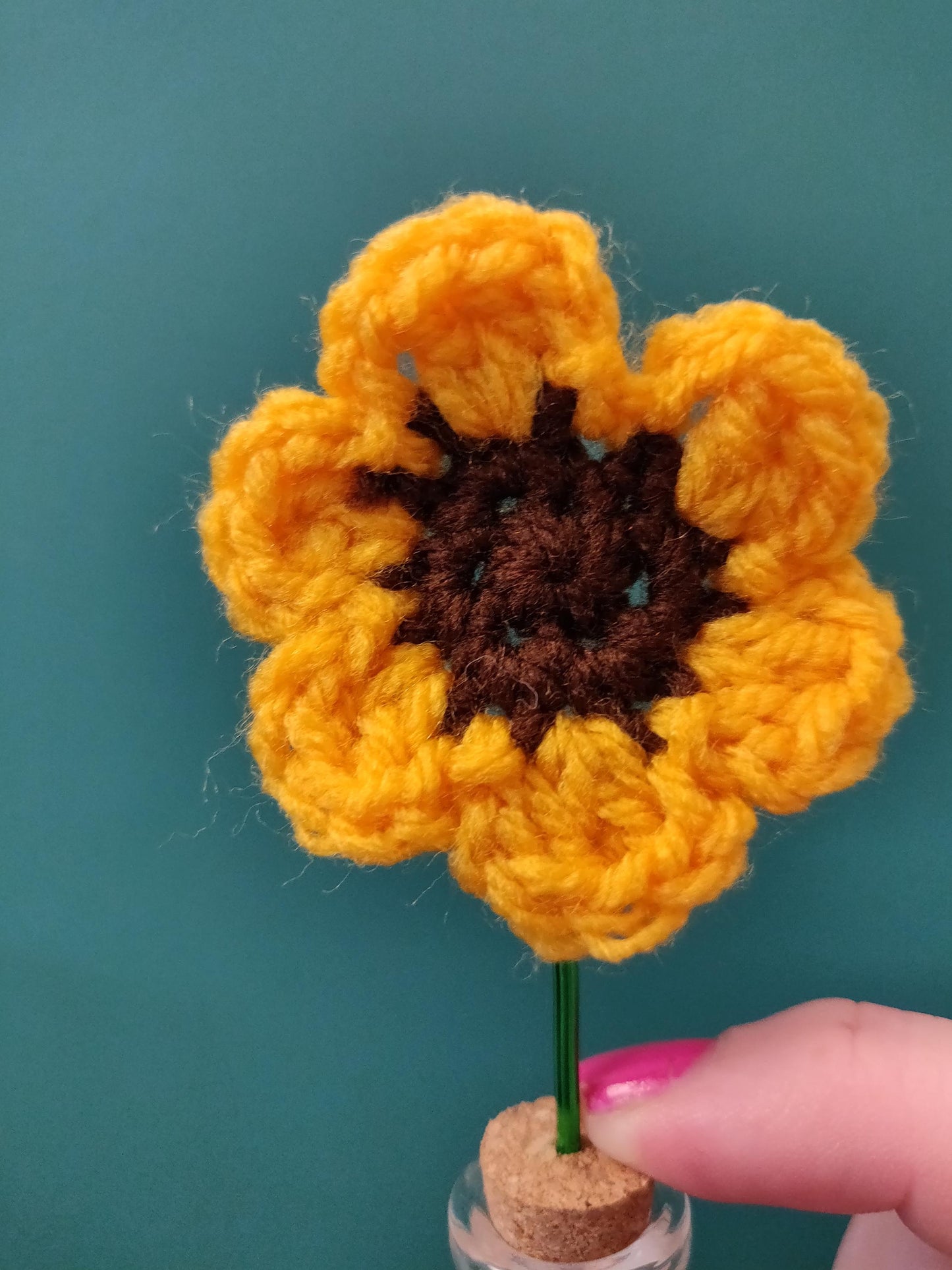 Mini Sunflower Teacher Gift, Thank you for Helping me Grow, TA Gift, Custom Teacher Gift, Miniature Flower Vase, Fake Sunflower Bouquet