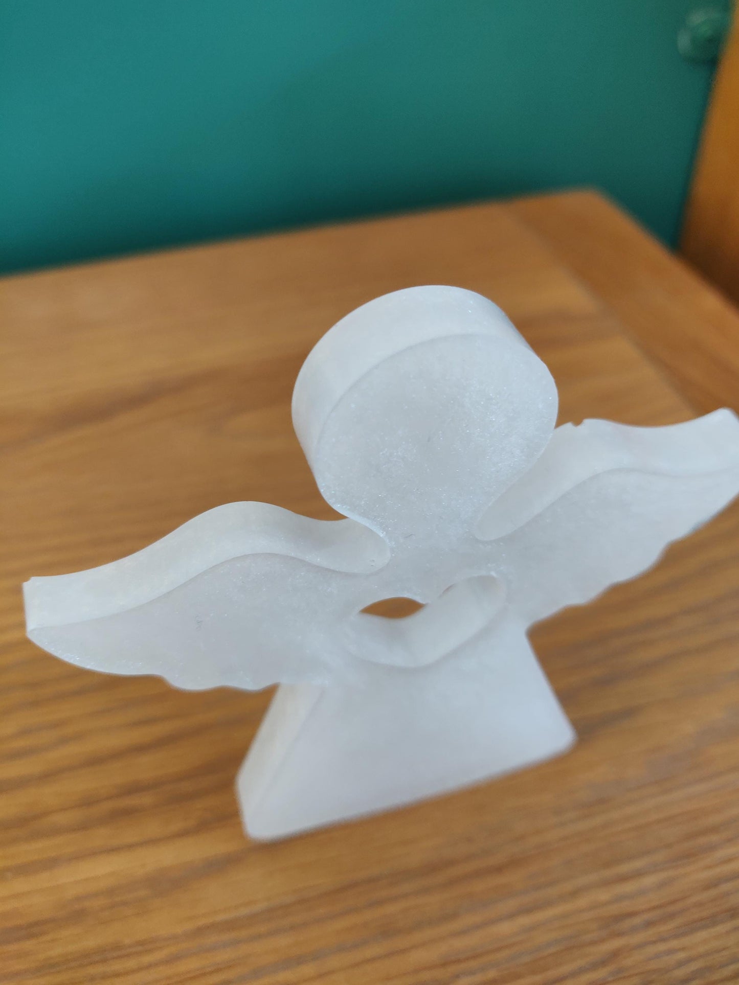 Resin Angel Figurine: White Gloss Angel, Memorial Gift