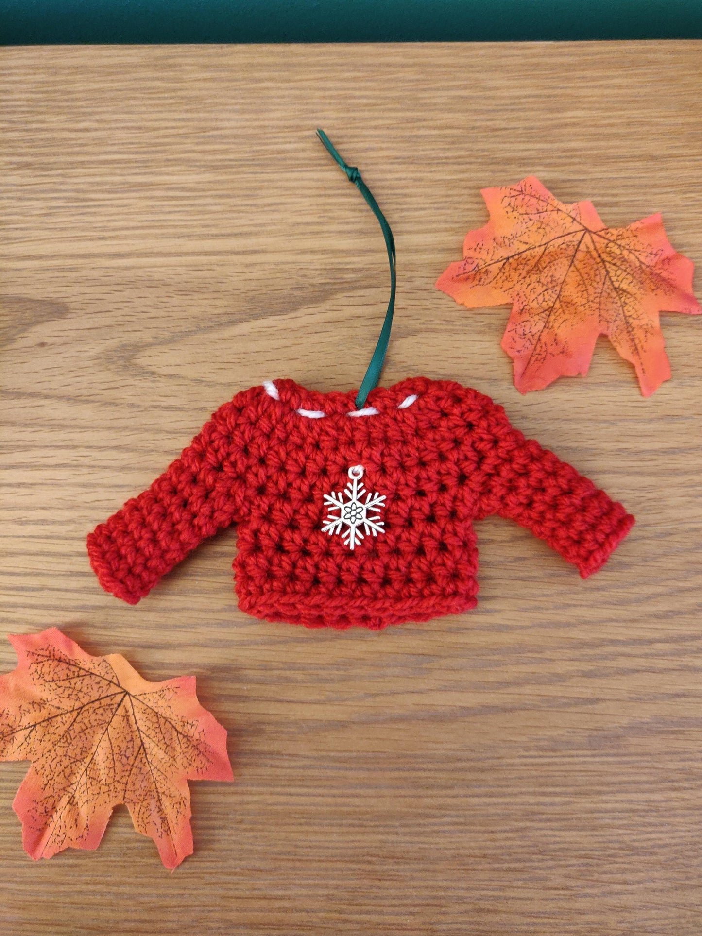 Handmade Christmas Jumper Ornament, Ugly Xmas Sweater Decor