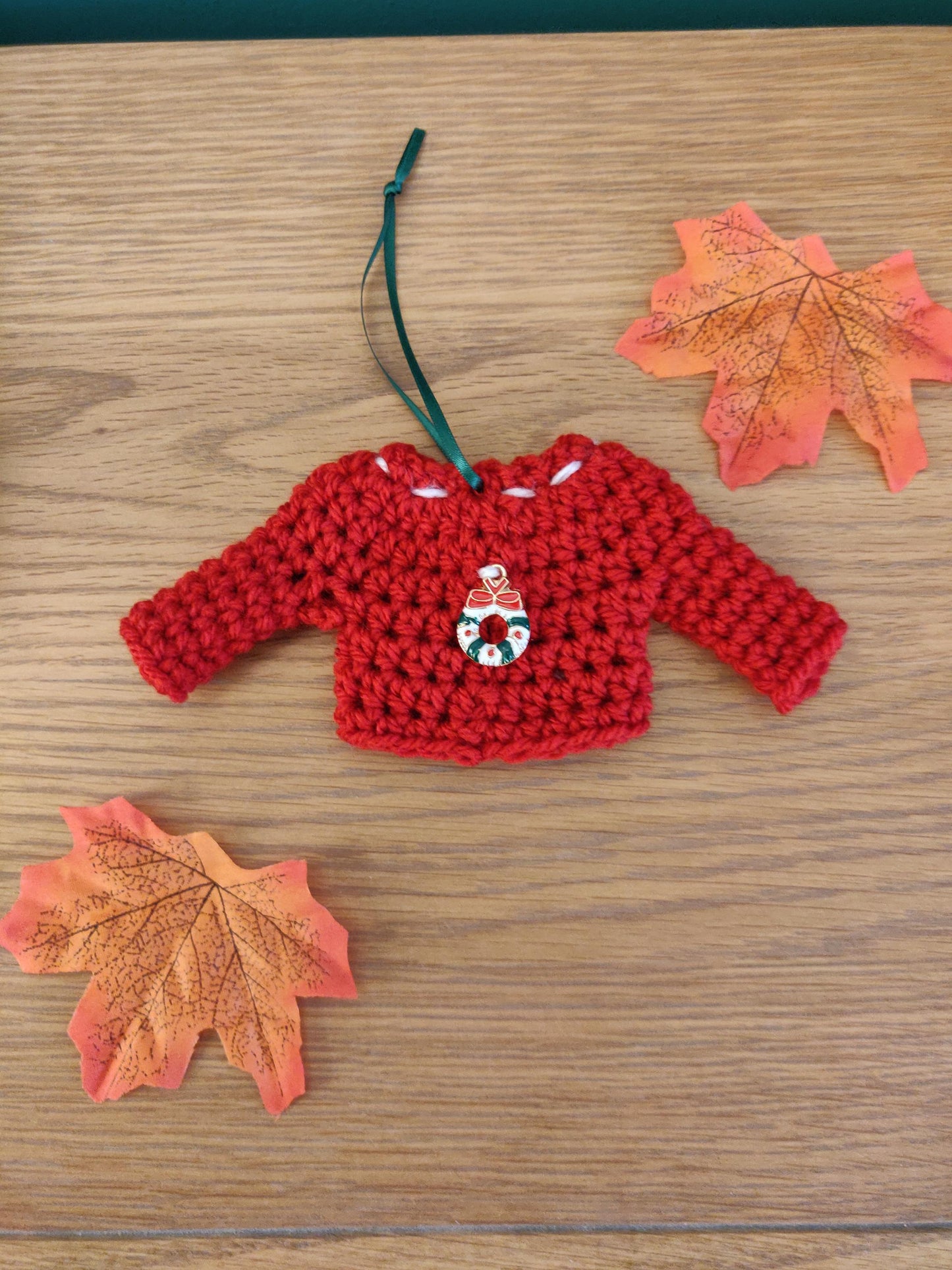Handmade Christmas Jumper Ornament, Ugly Xmas Sweater Decor
