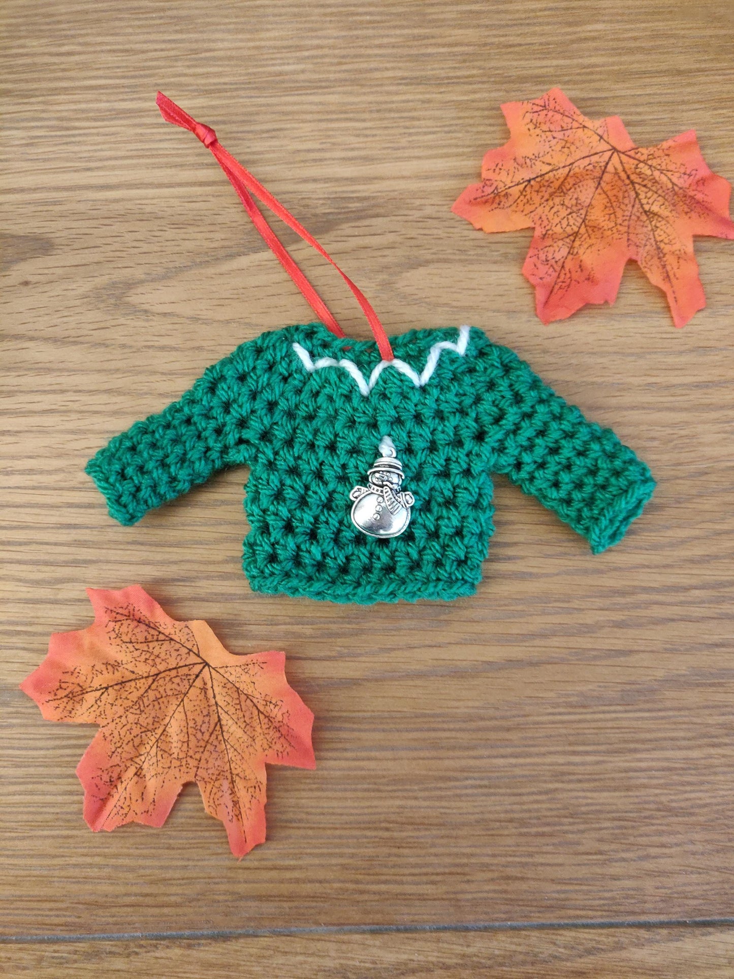Handmade Christmas Jumper Ornament, Ugly Xmas Sweater Decor