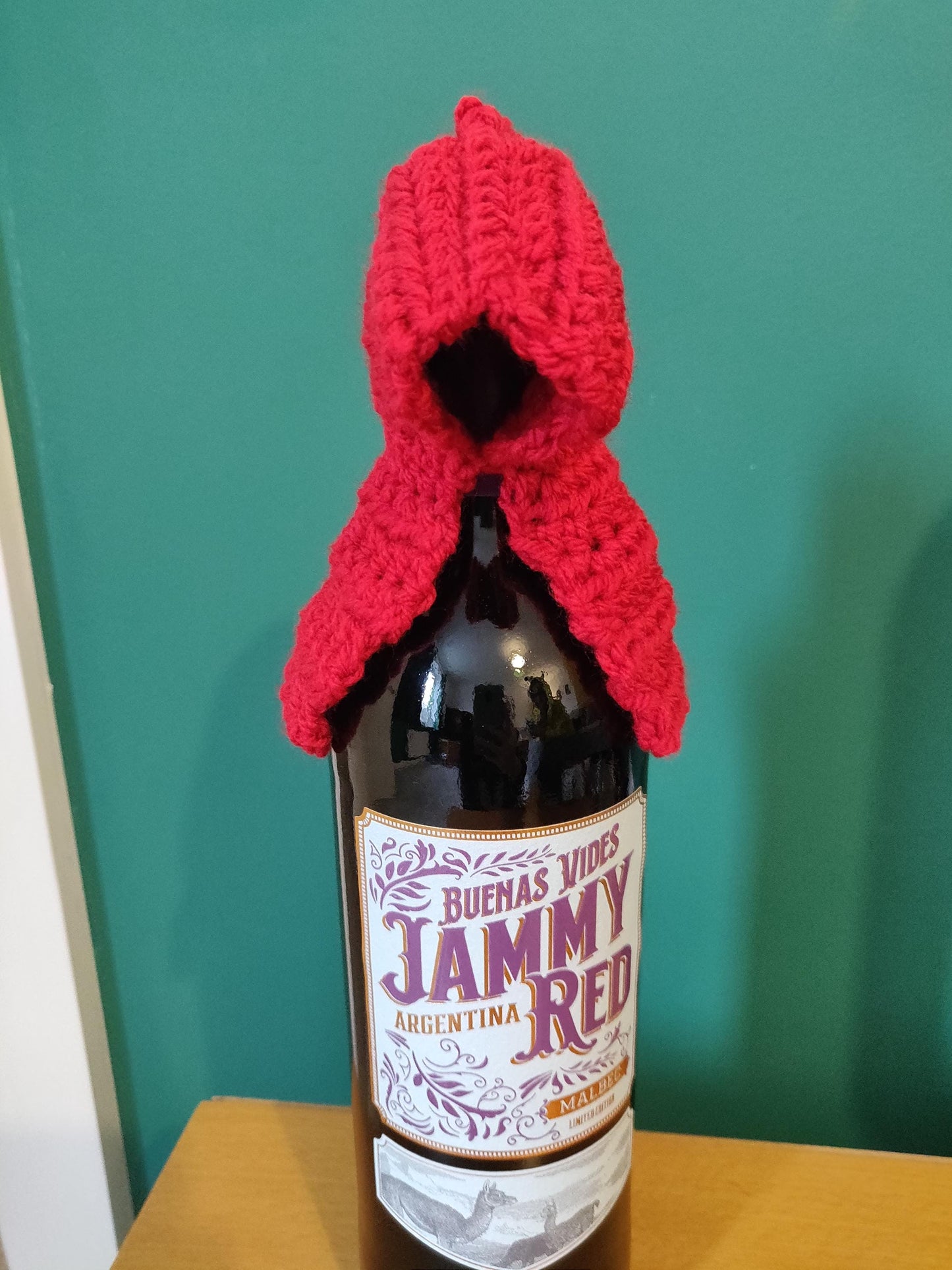 Traitor Cape Figurine, Crochet Bottle Topper