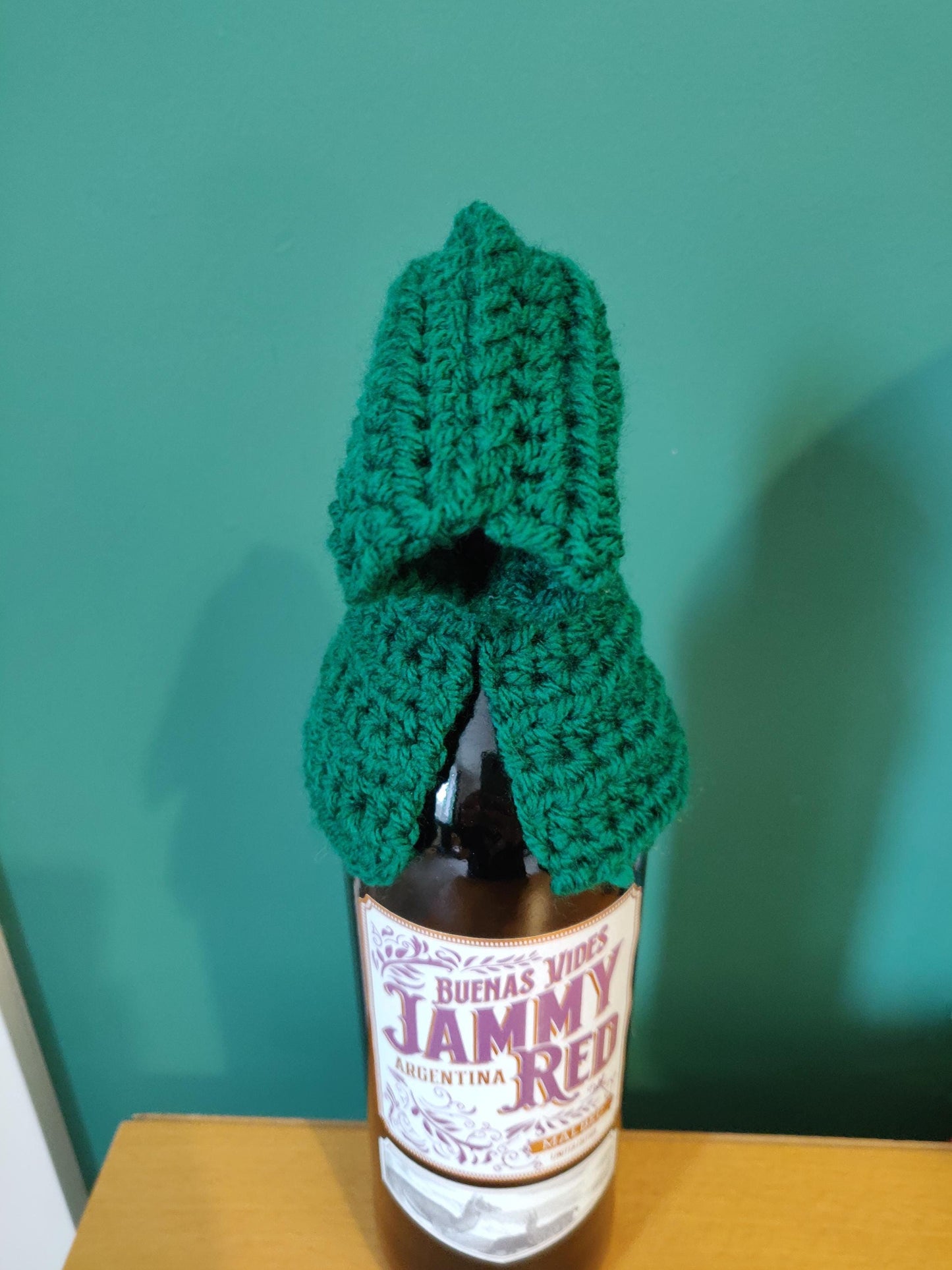 Traitor Cape Figurine, Crochet Bottle Topper