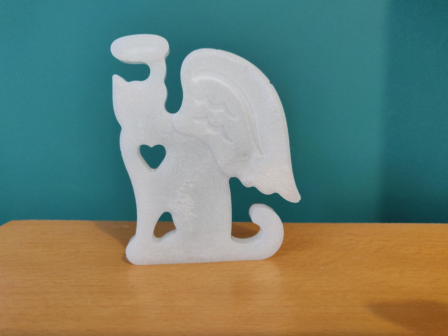 Cat and Dog Memorial Gift, Pet Figurine, Epoxy Resin Handmade Sculpture