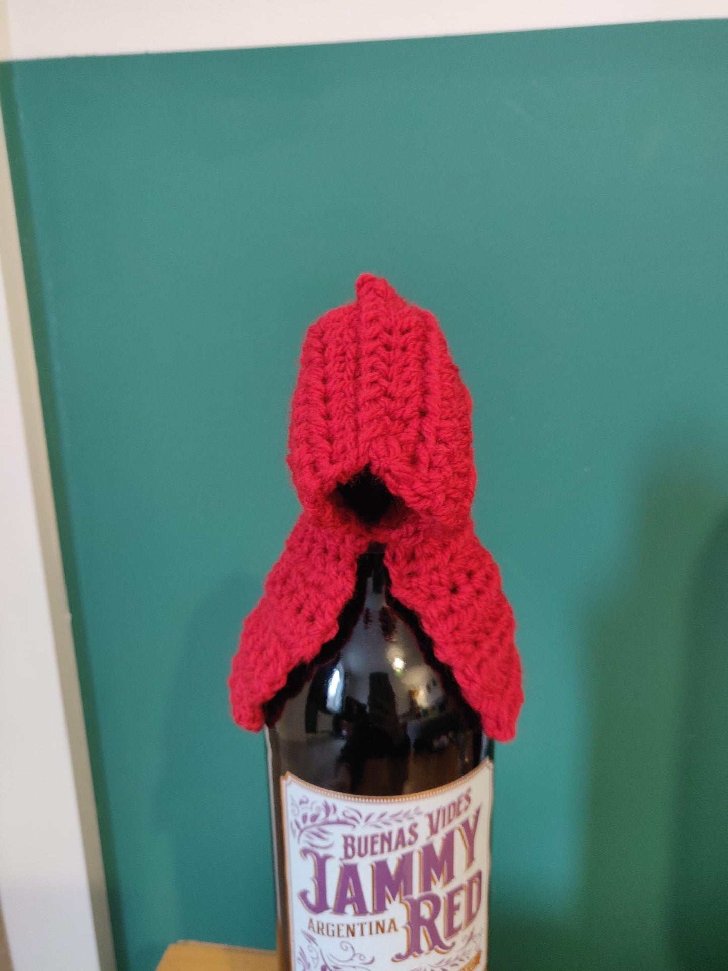 Traitor Cape Figurine, Crochet Bottle Topper